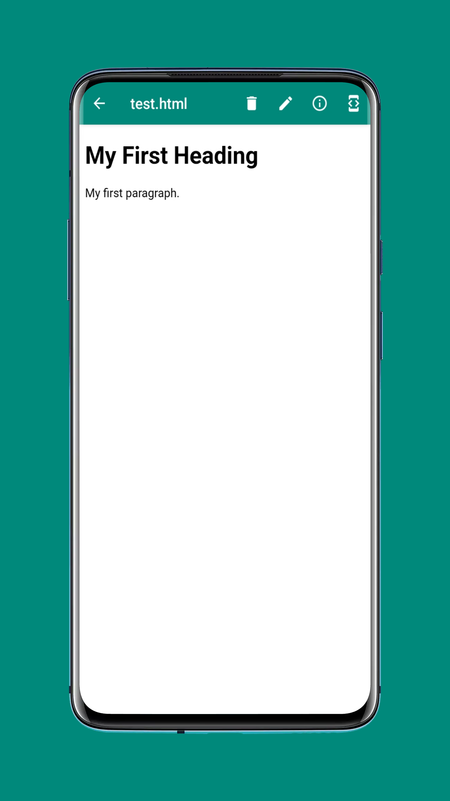 اسکرین شات 3 برنامه ویرایشگر HTML فجر