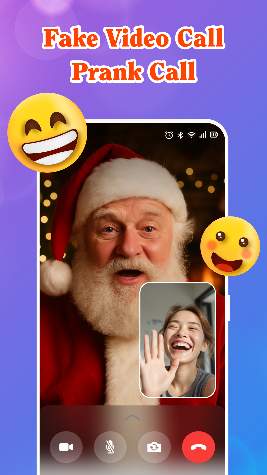 اسکرین شات 2 برنامه Prank Video Call, Chat & Voice
