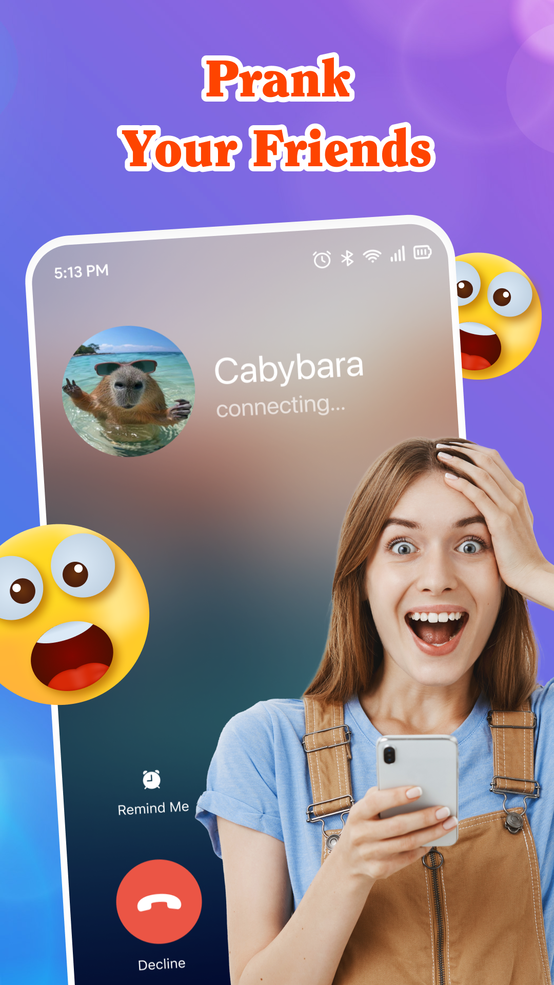 اسکرین شات 6 برنامه Prank Video Call, Chat & Voice