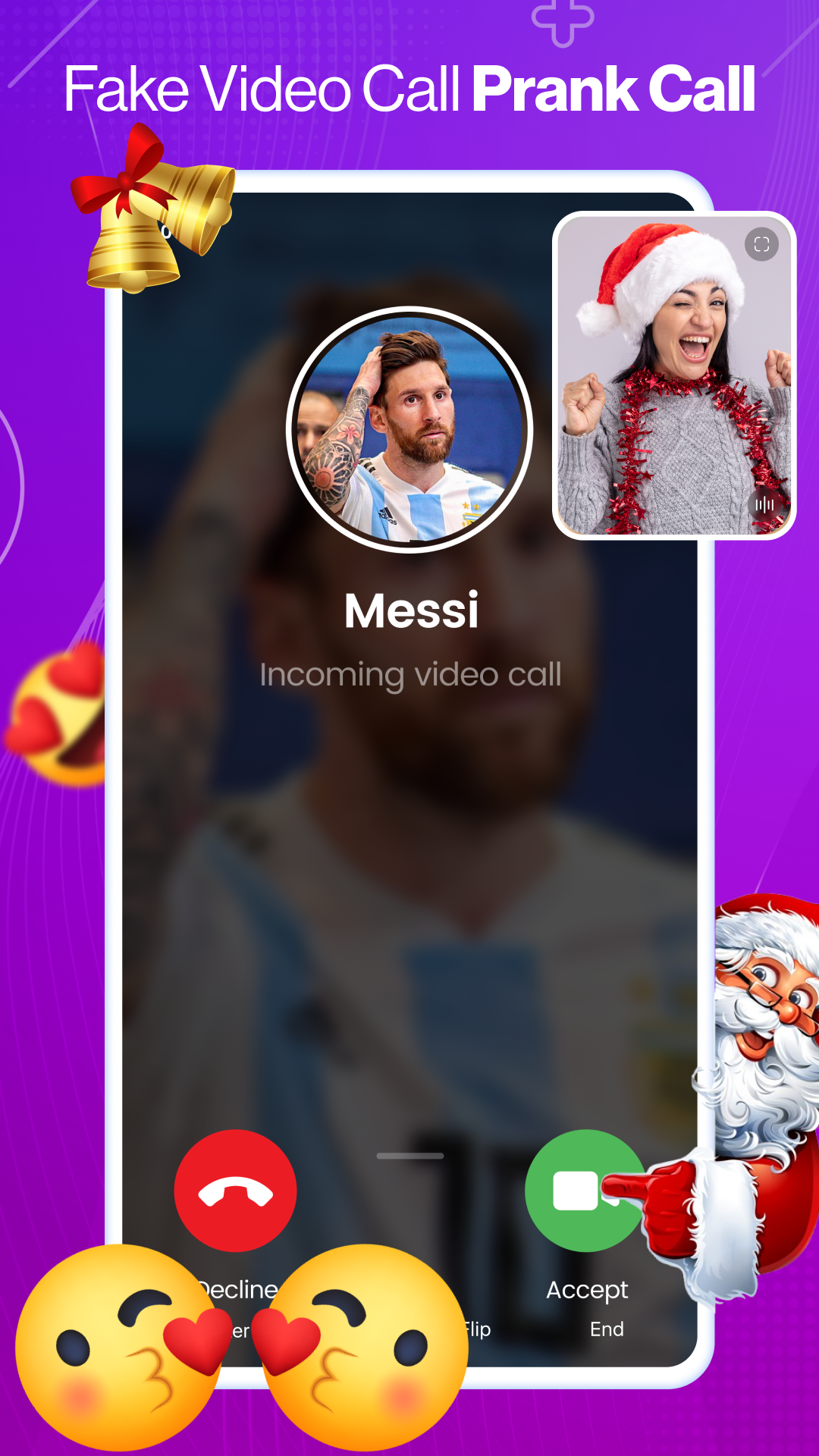 اسکرین شات 3 برنامه Prank Call App - Fake Call