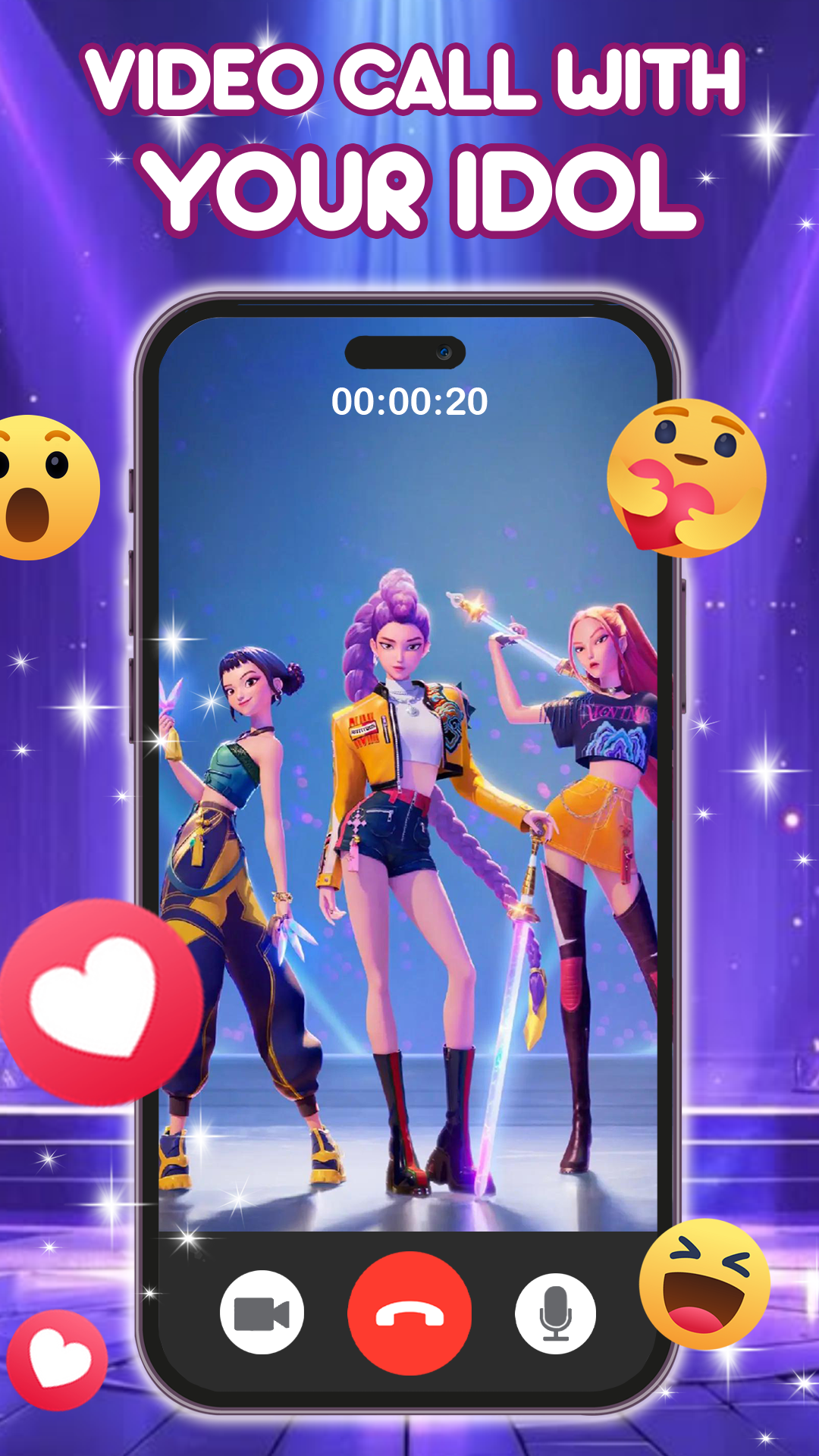 اسکرین شات 1 برنامه Celebrity Prank Call & Chat