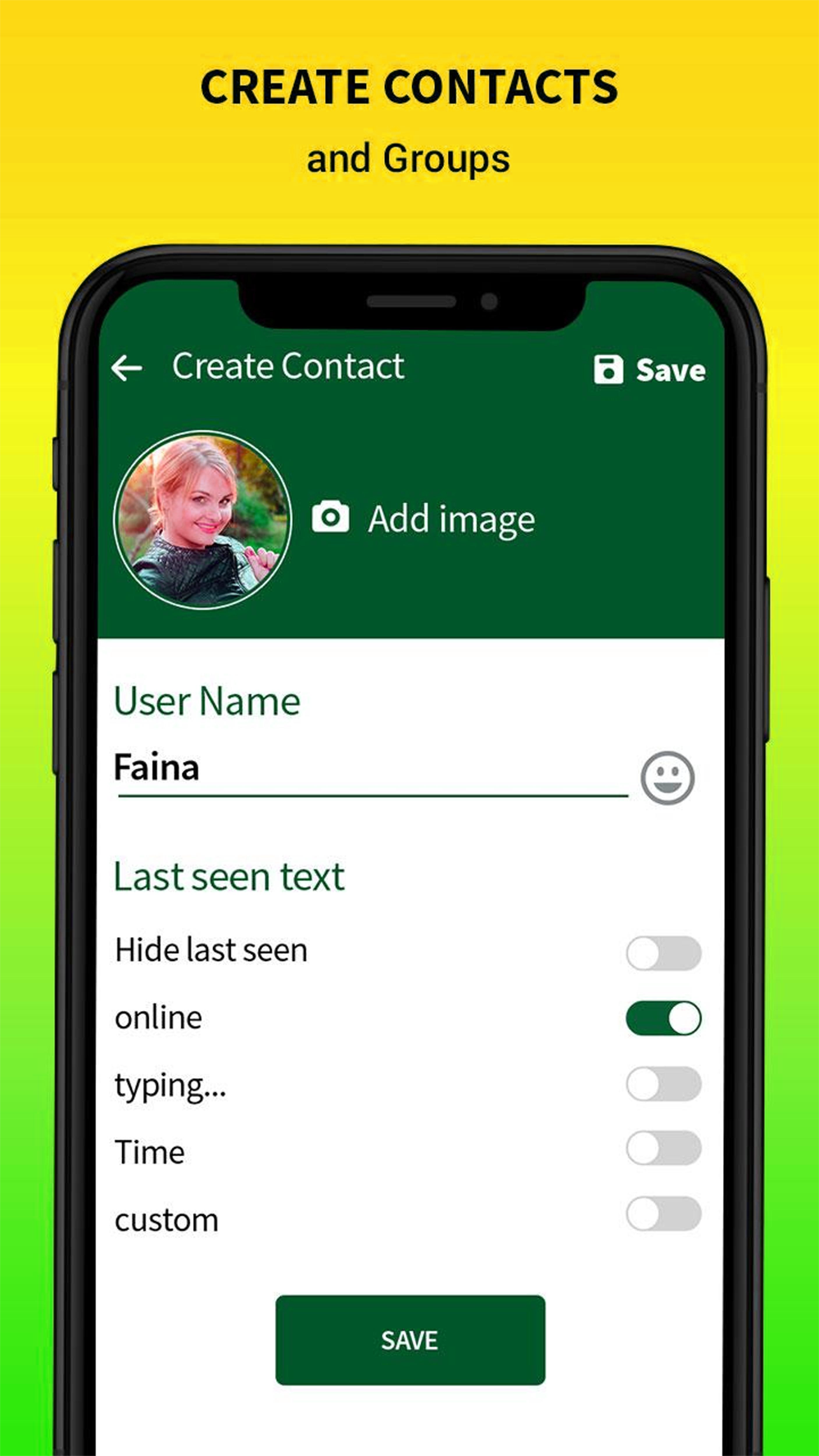 اسکرین شات 1 برنامه WhatsFake - Create A Fake Chat