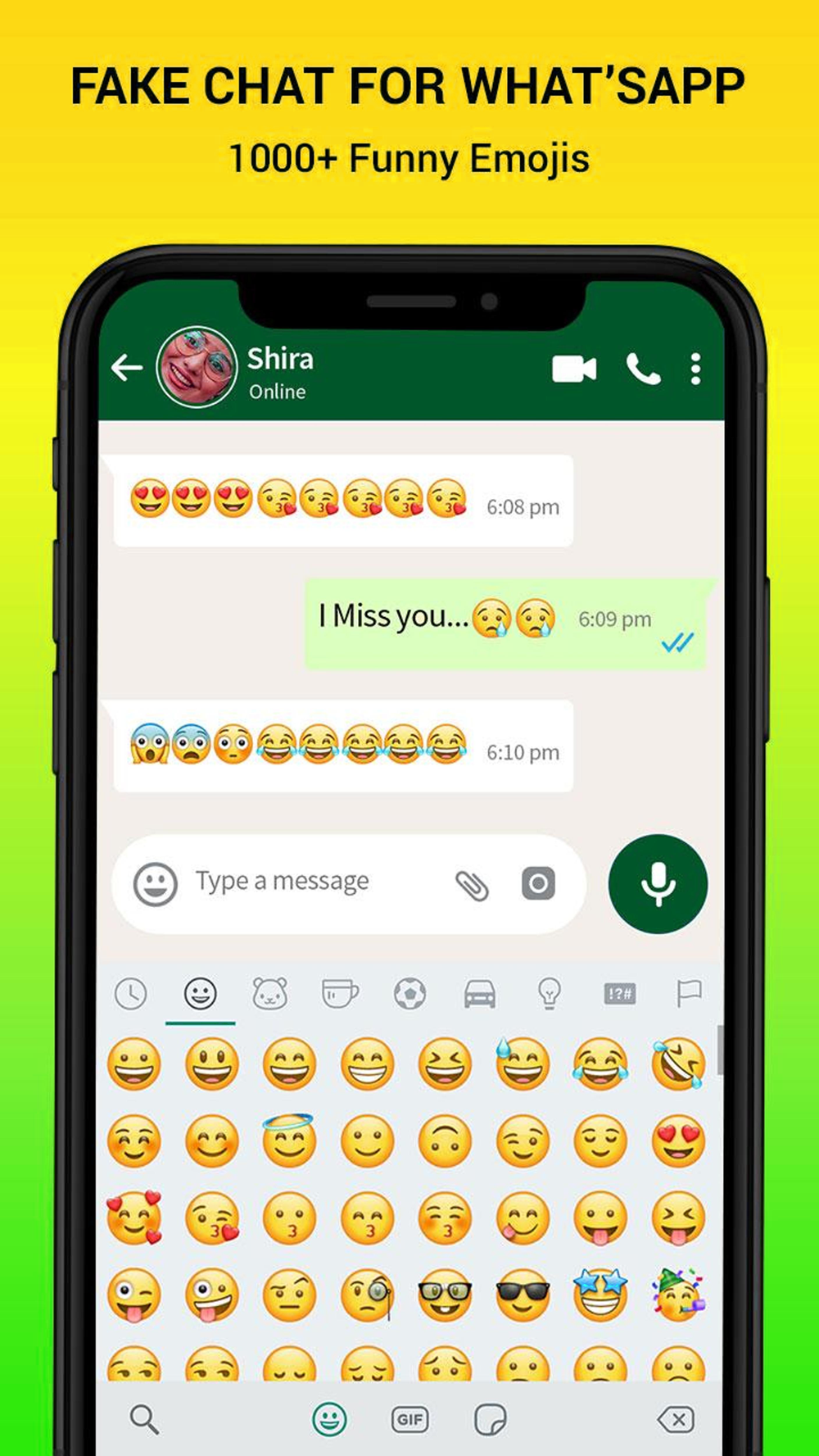 اسکرین شات 2 برنامه WhatsFake - Create A Fake Chat