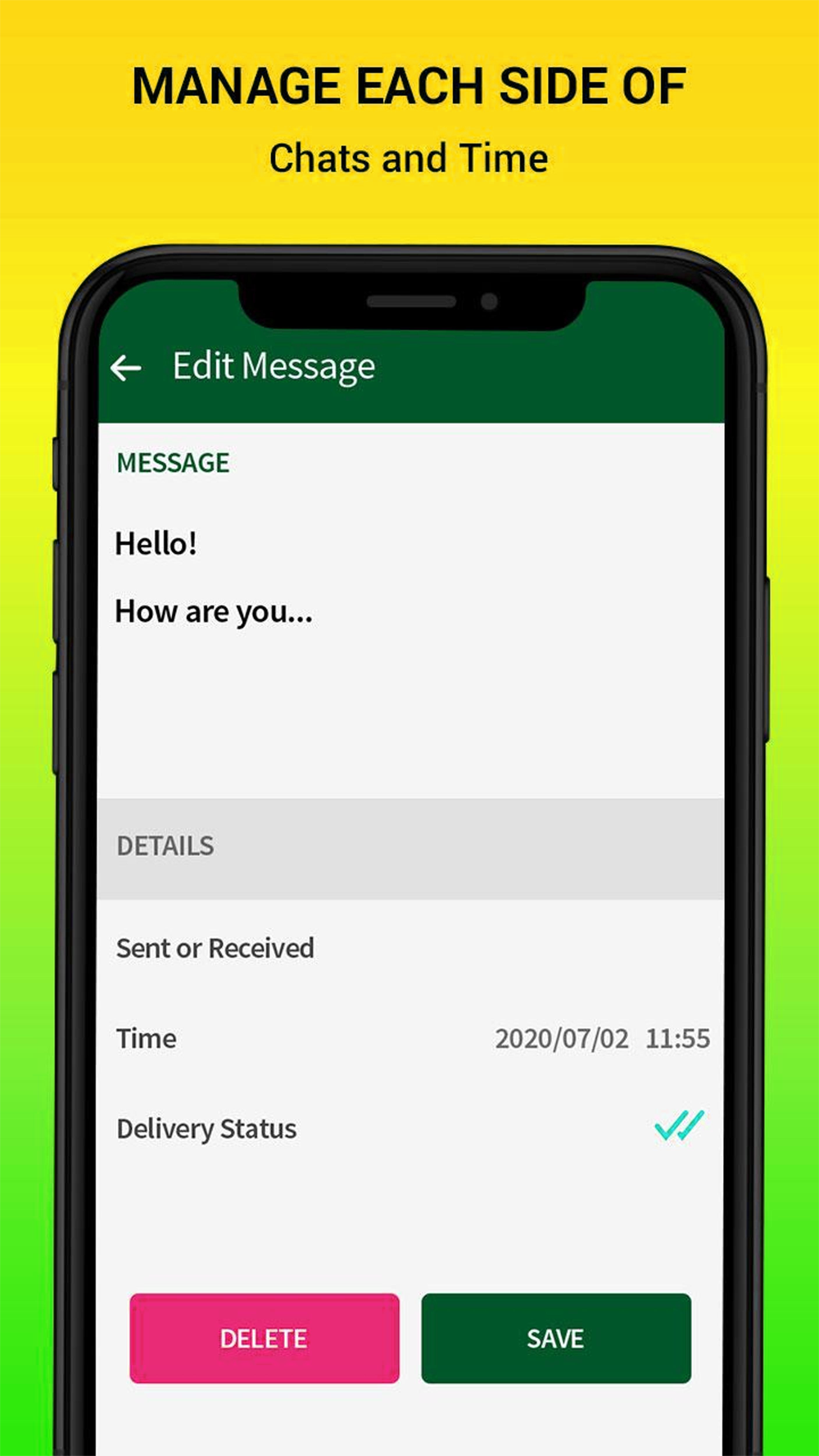 اسکرین شات 5 برنامه WhatsFake - Create A Fake Chat