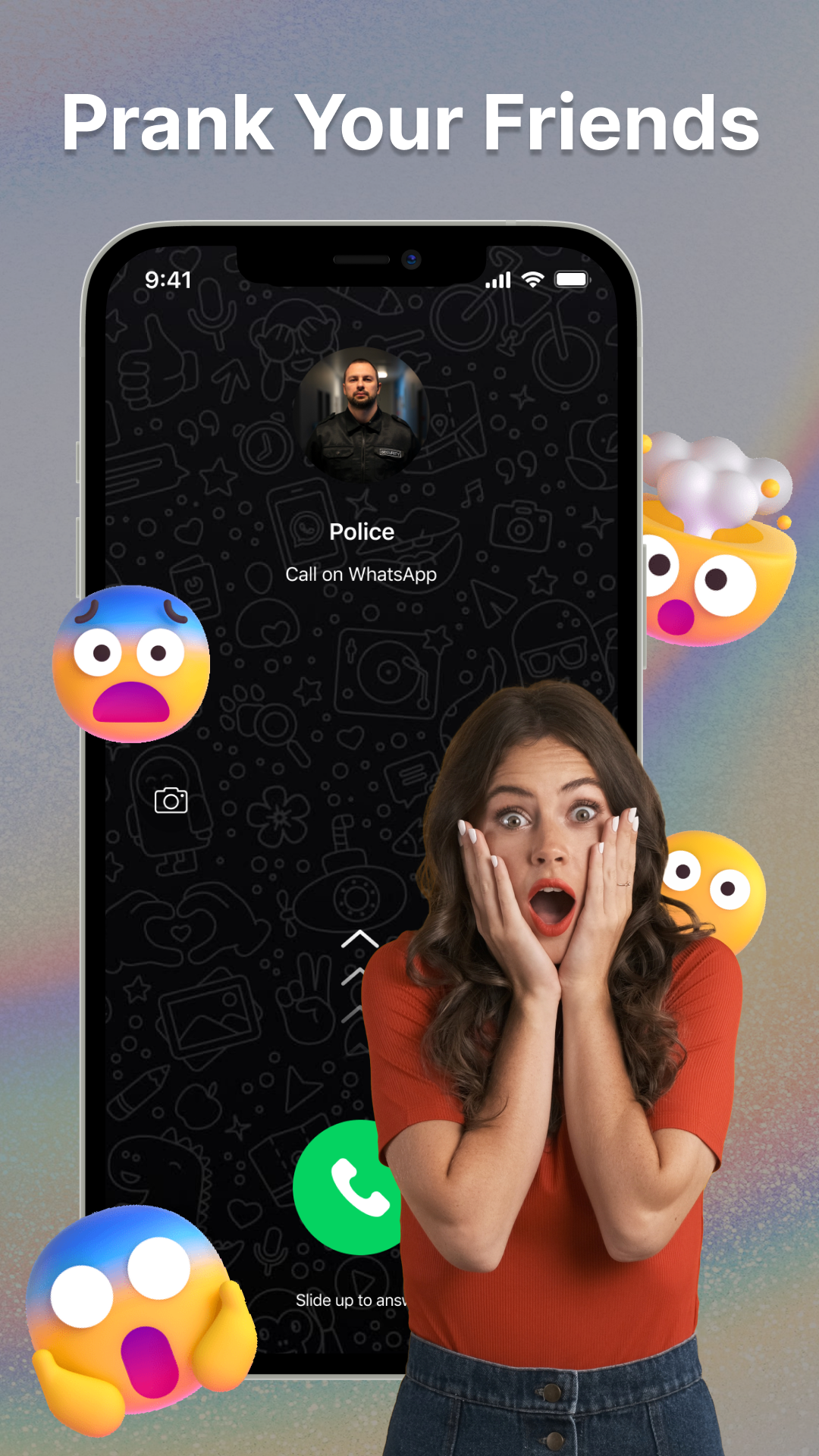 اسکرین شات 4 برنامه Prank Video Call: Simulate SMS