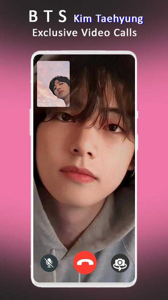 اسکرین شات 2 برنامه BTS V - Video Call & Wallpaper