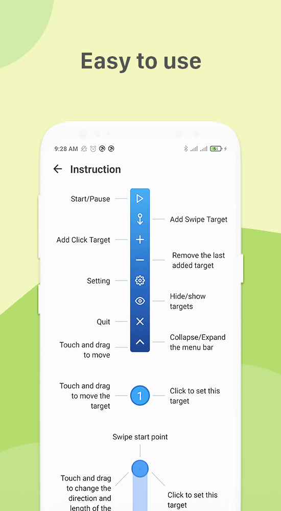 اسکرین شات 4 برنامه Auto Clicker: Automatic click
