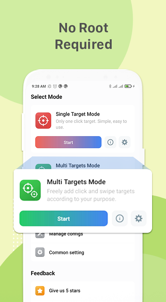 اسکرین شات 1 برنامه Auto Clicker: Automatic click