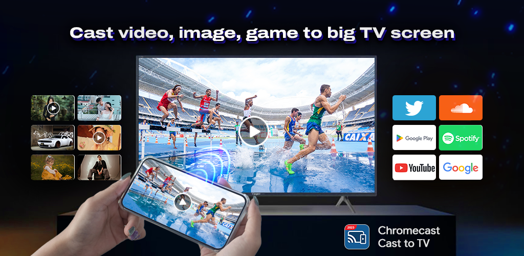 اسکرین شات 4 برنامه Cast to TV with Chromecast