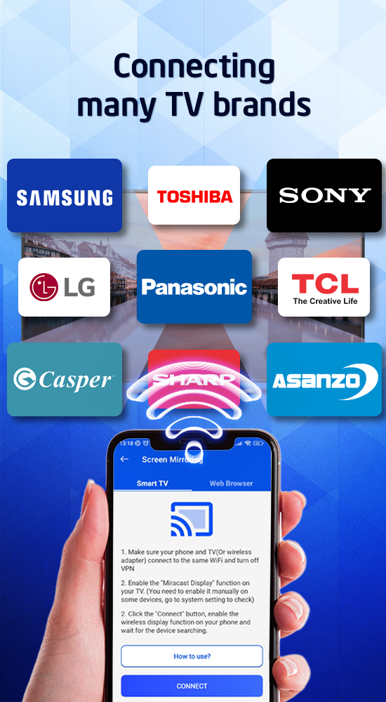 اسکرین شات 2 برنامه Cast to TV with Chromecast