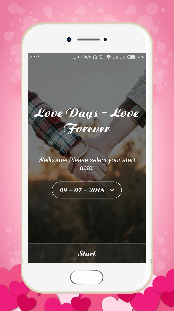اسکرین شات 1 برنامه Love Days Counter