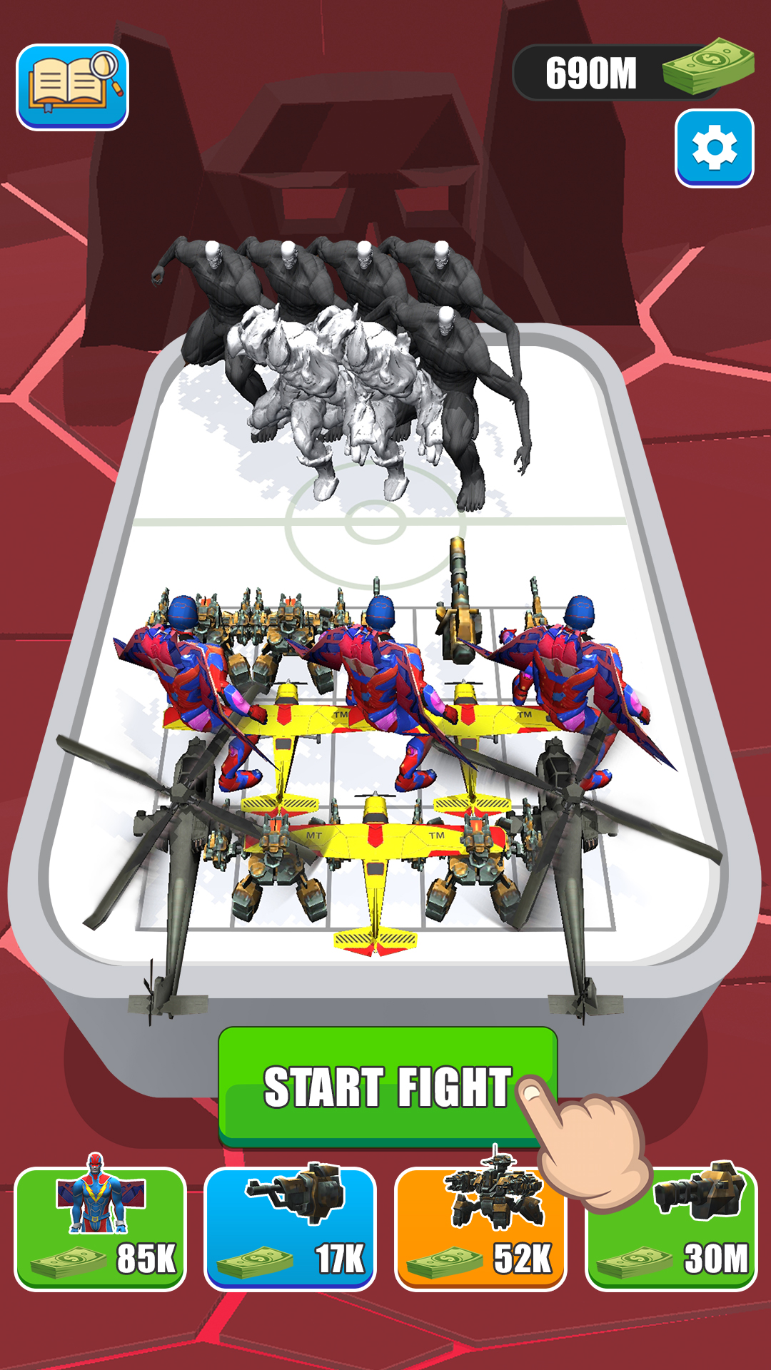 اسکرین شات 7 بازی Merge Master: Superhero Fight