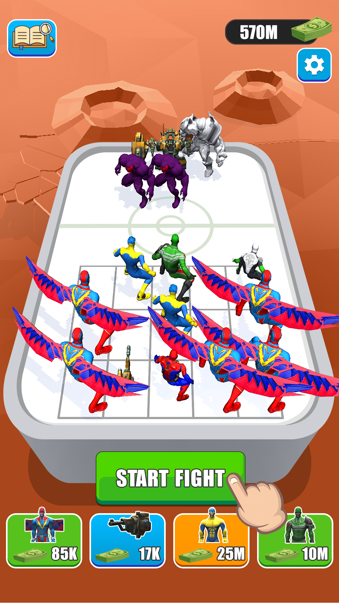 اسکرین شات 6 بازی Merge Master: Superhero Fight