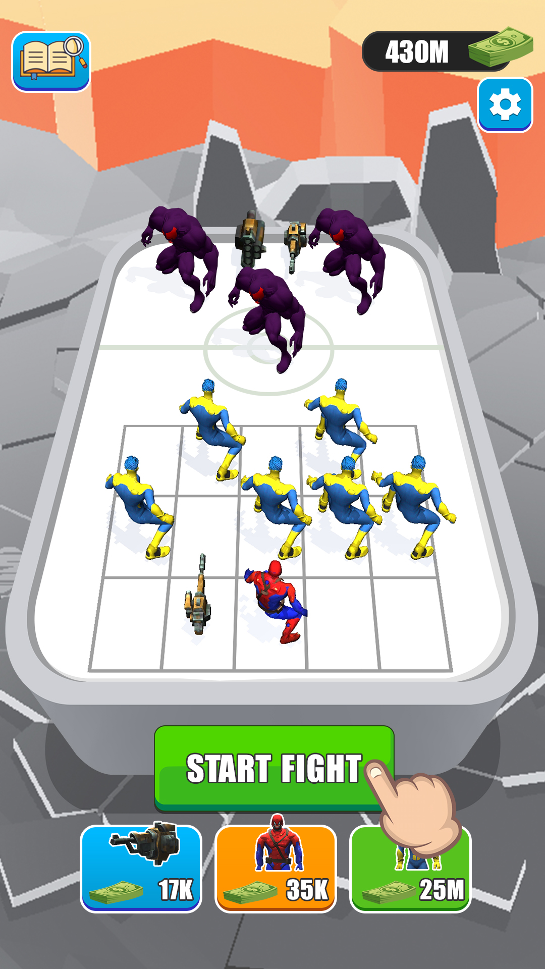 اسکرین شات 4 بازی Merge Master: Superhero Fight