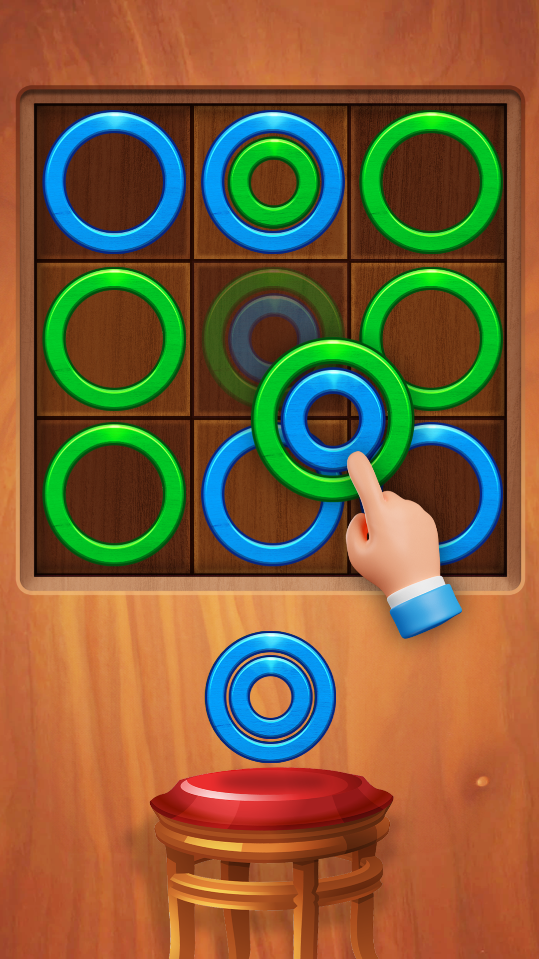 اسکرین شات 3 بازی Color Rings: Ring Sort Puzzle