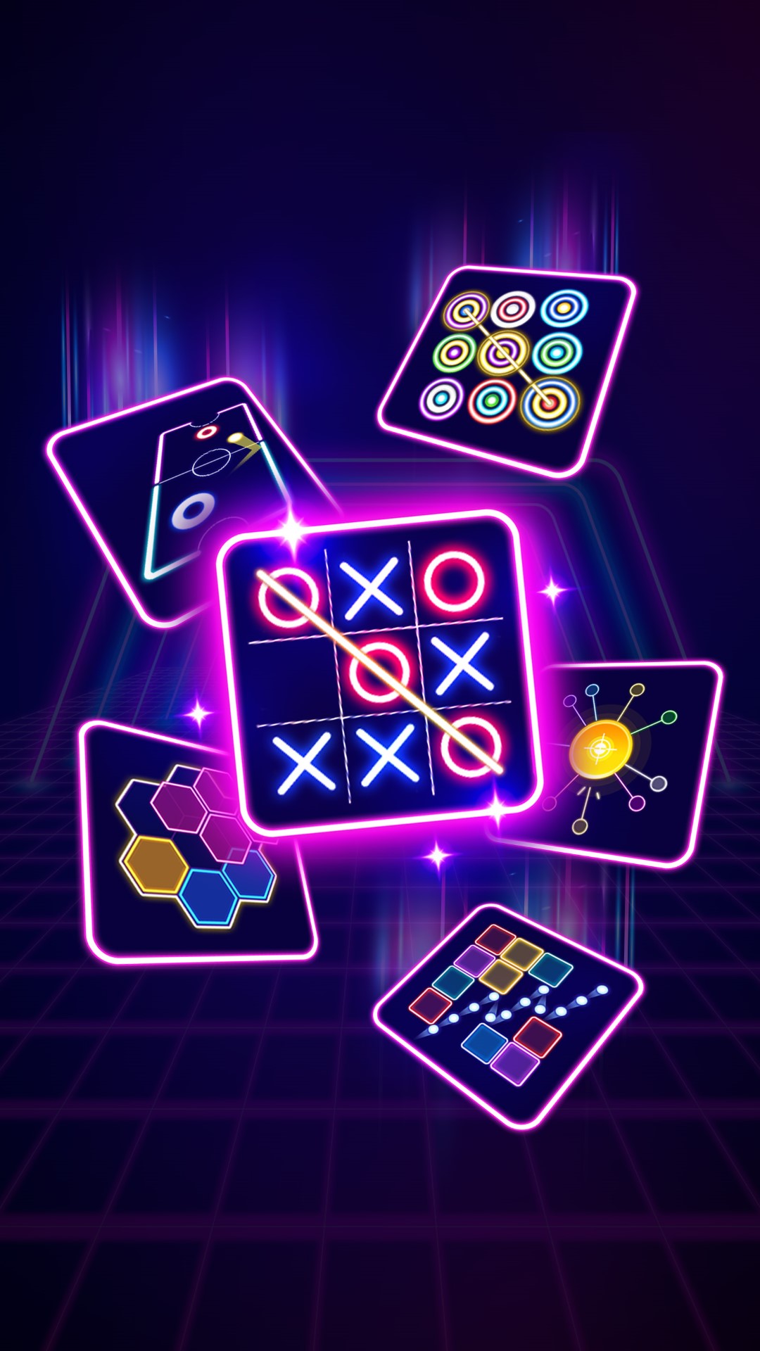 اسکرین شات 1 بازی Tic tac toe: minigame 2 player