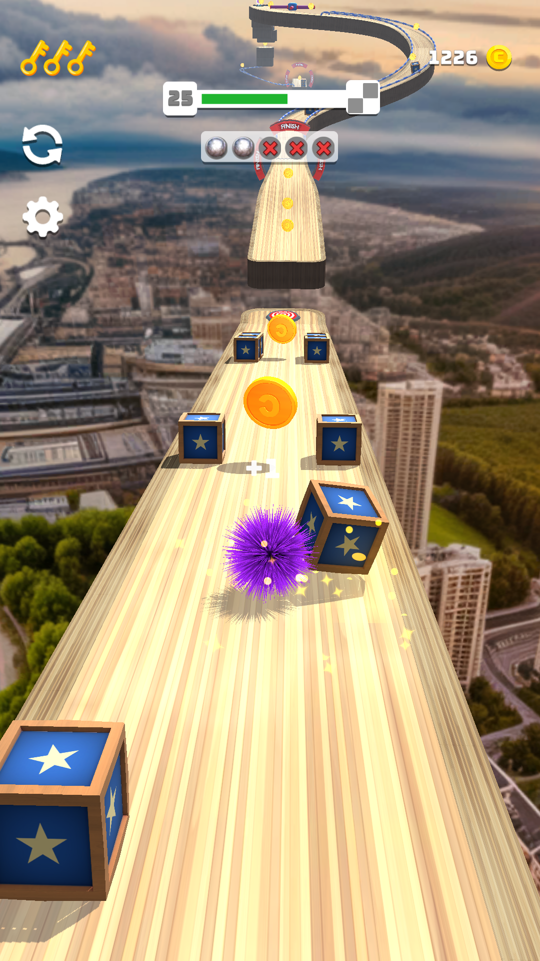 اسکرین شات 2 بازی Rolling Balls: Race Mania!