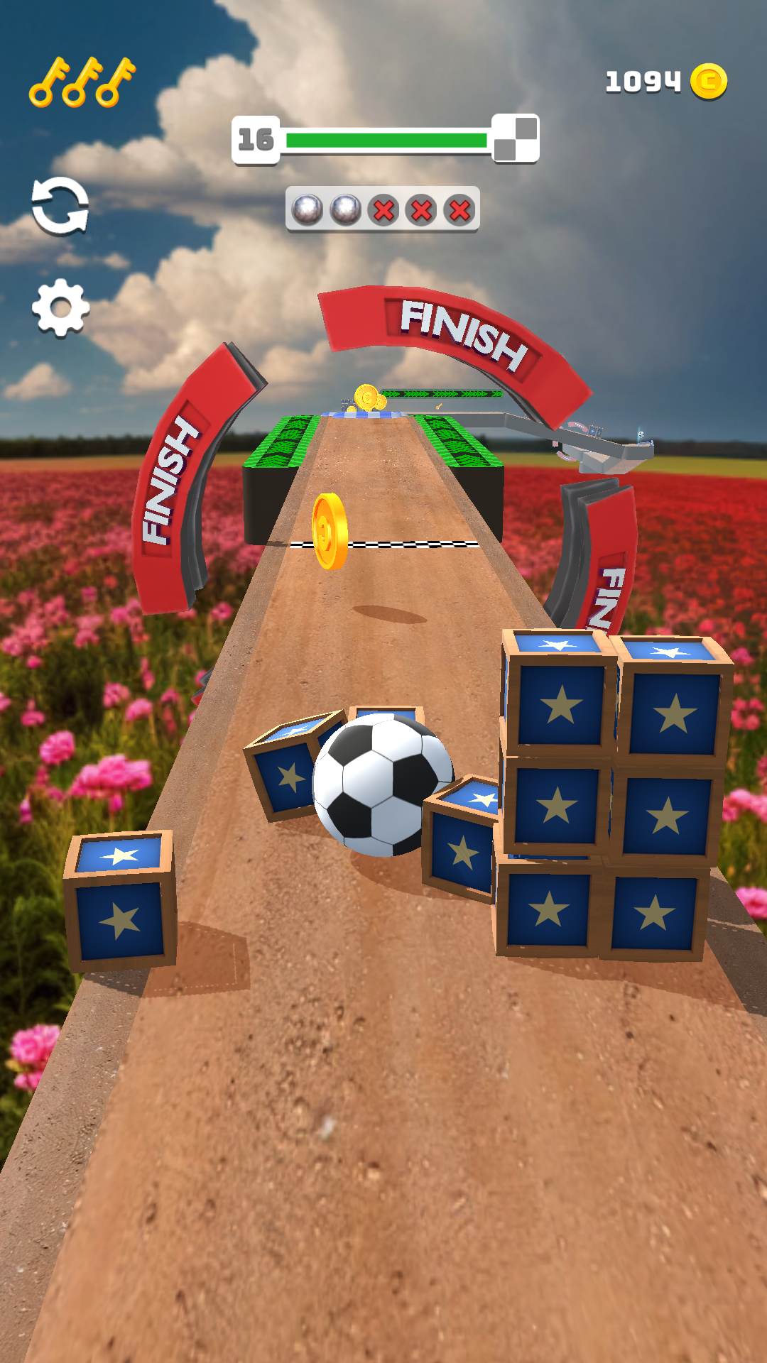 اسکرین شات 4 بازی Rolling Balls: Race Mania!