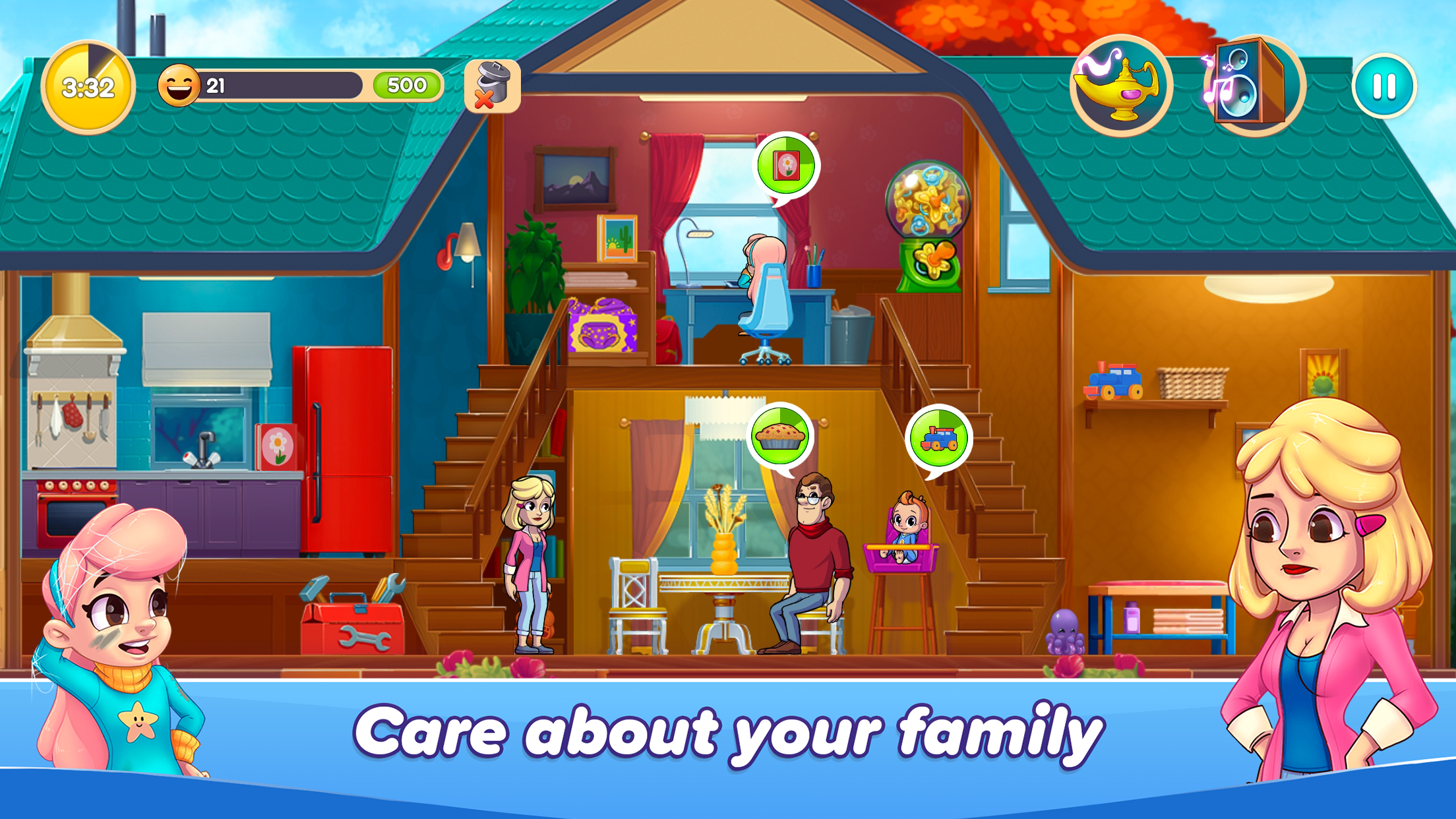اسکرین شات 2 بازی Family Diary: Mother Simulator
