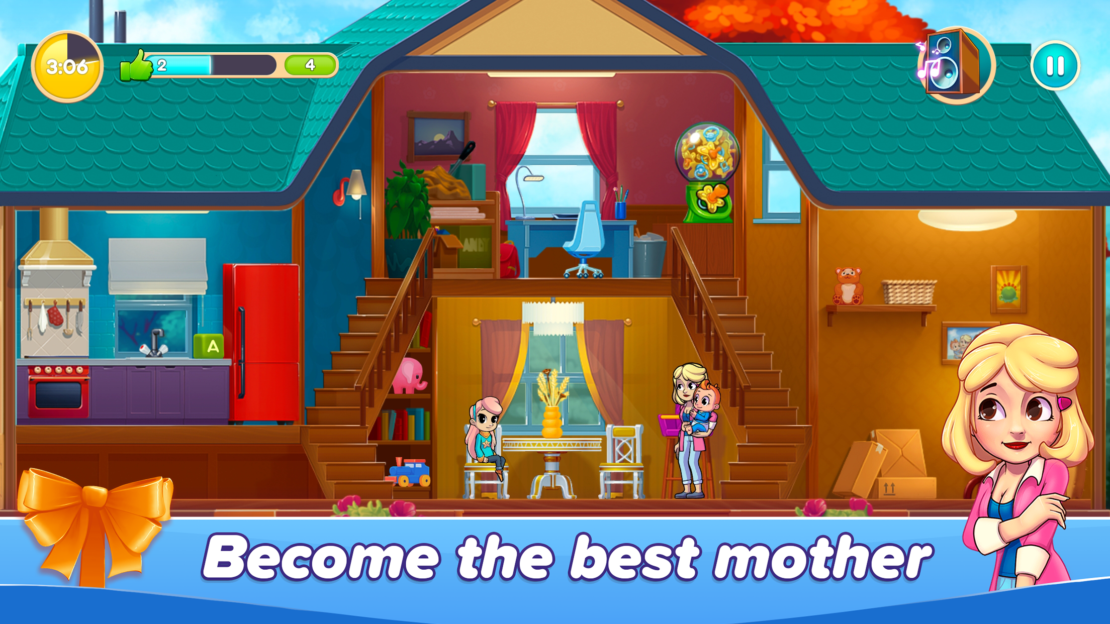 اسکرین شات 1 بازی Family Diary: Mother Simulator
