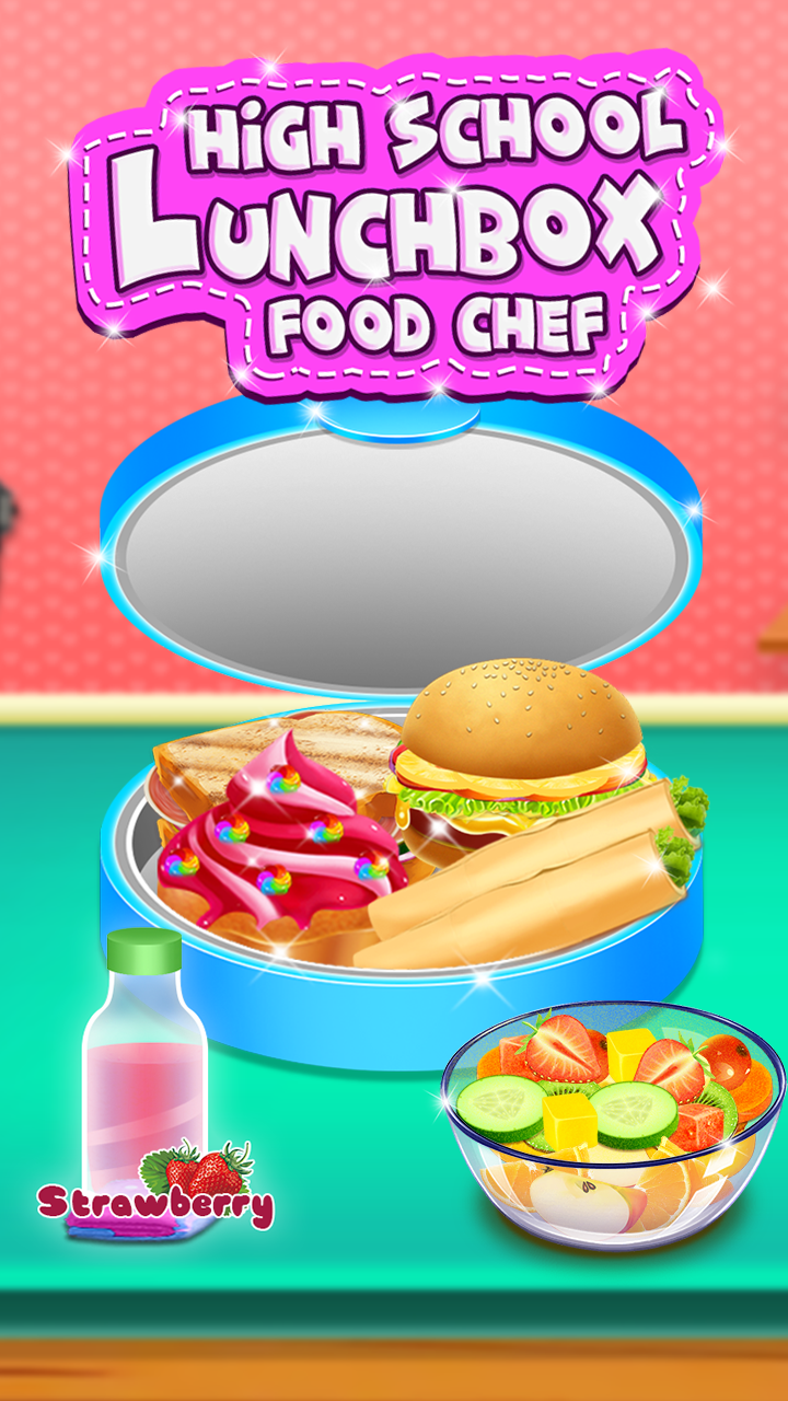 اسکرین شات 2 بازی School lunchbox food recipe