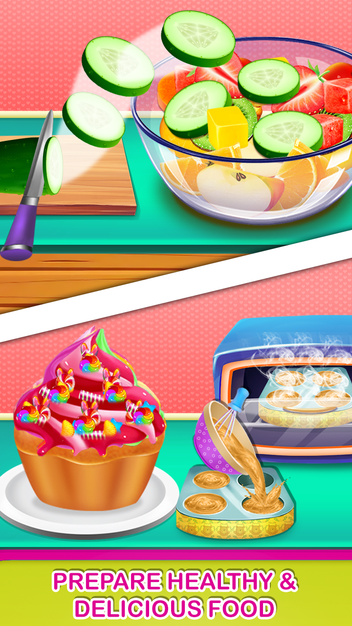 اسکرین شات 3 بازی School lunchbox food recipe