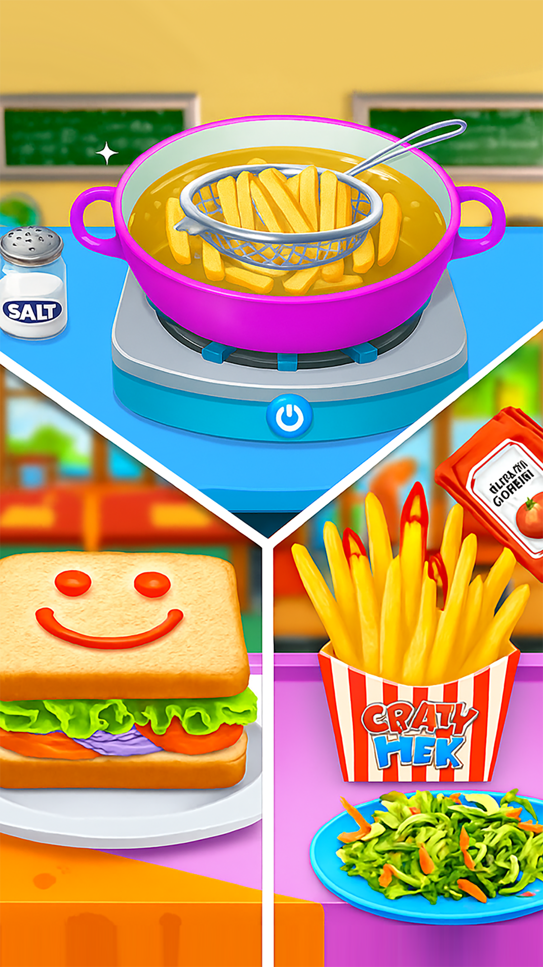 اسکرین شات 6 بازی School lunchbox food recipe