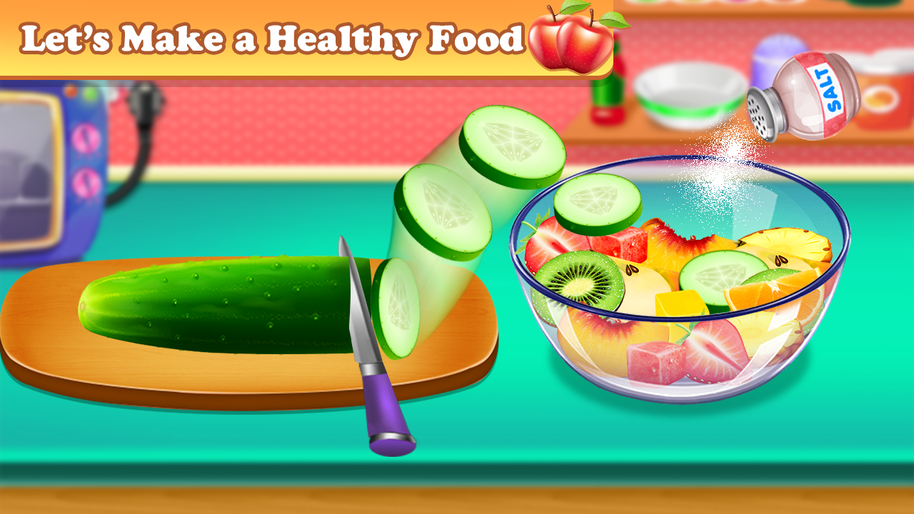 اسکرین شات 1 بازی School lunchbox food recipe