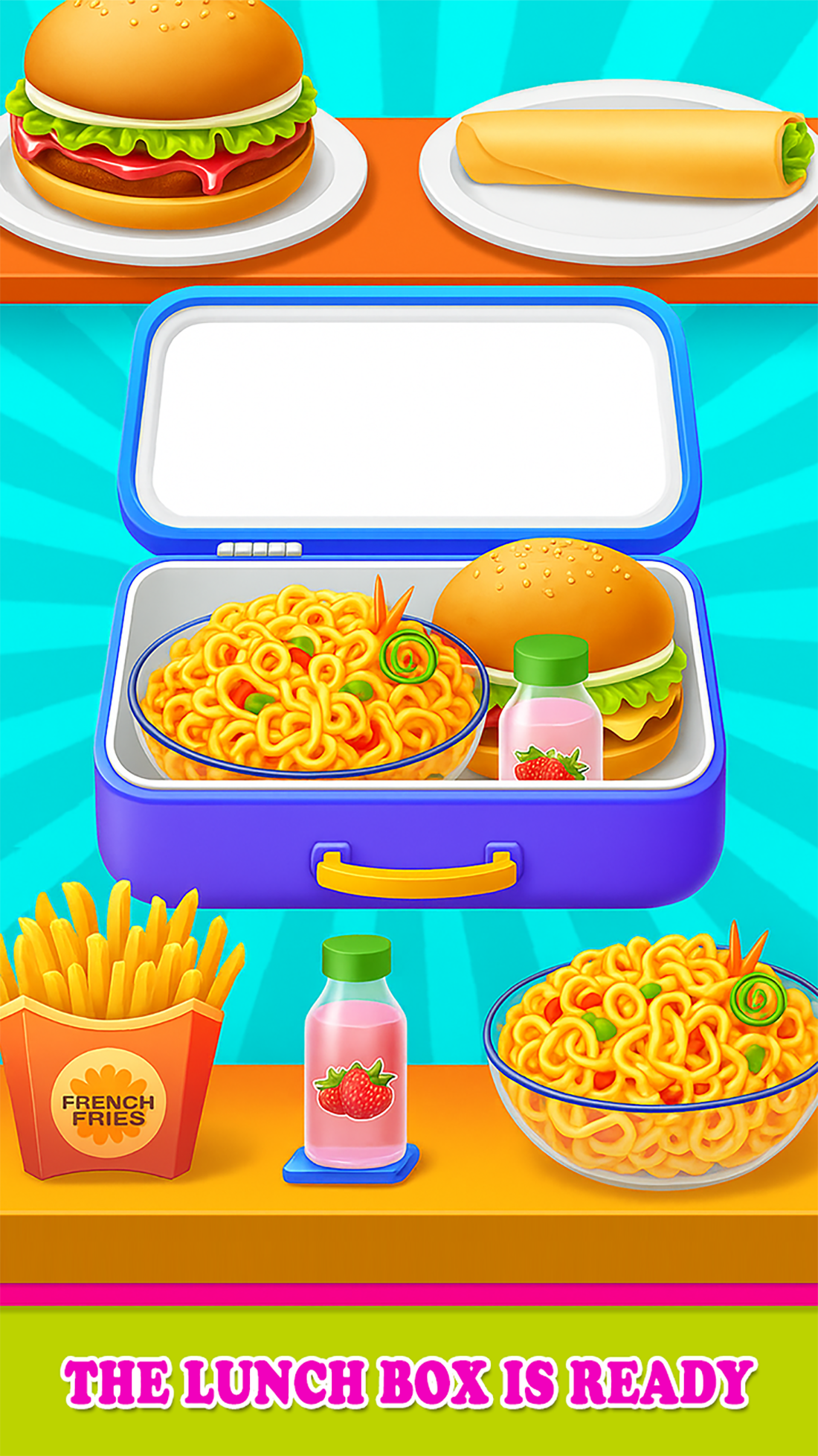 اسکرین شات 5 بازی School lunchbox food recipe