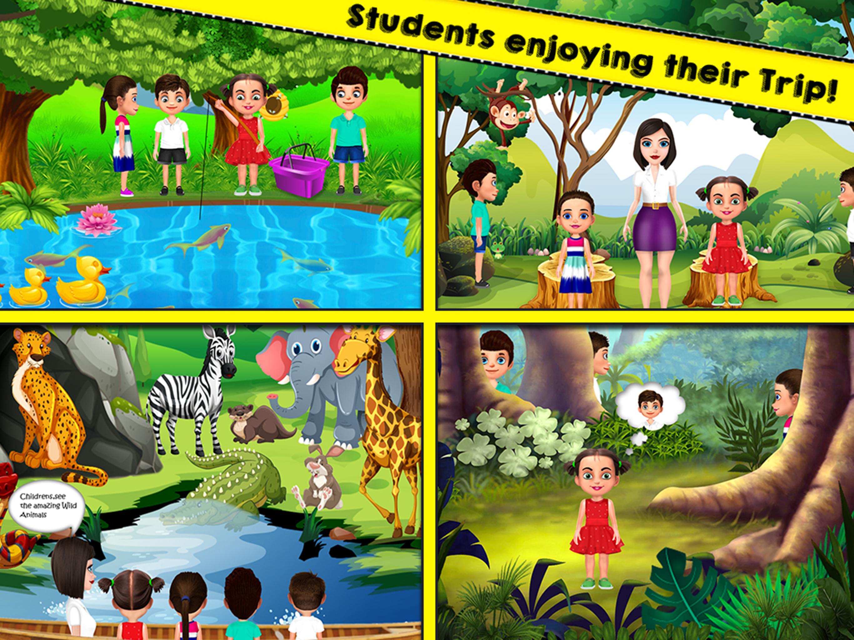 اسکرین شات 1 برنامه School Trip Fun Activities
