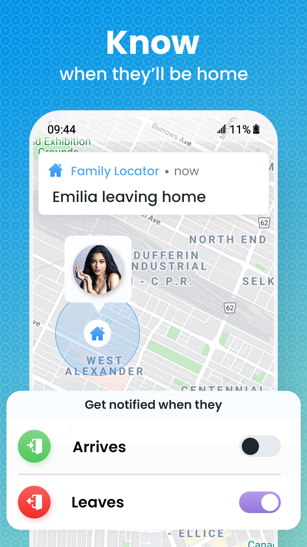 اسکرین شات 3 برنامه Family Location Tracker