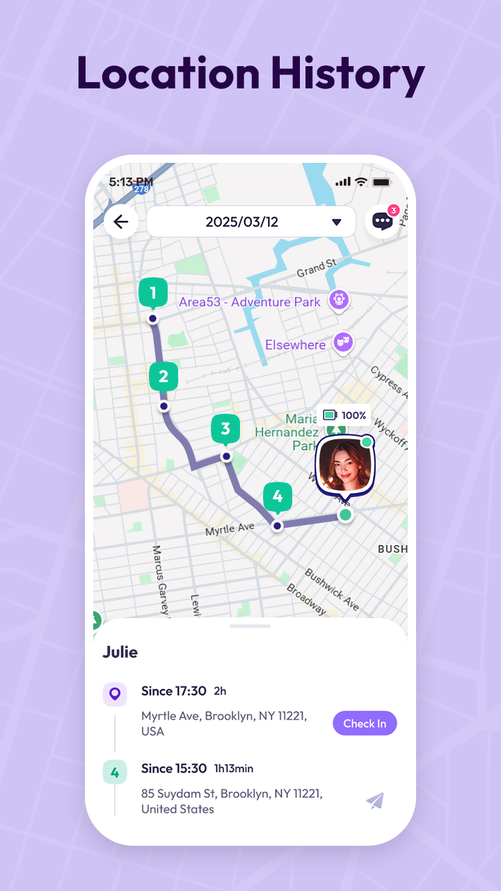 اسکرین شات 4 برنامه Link360: Phone Tracker