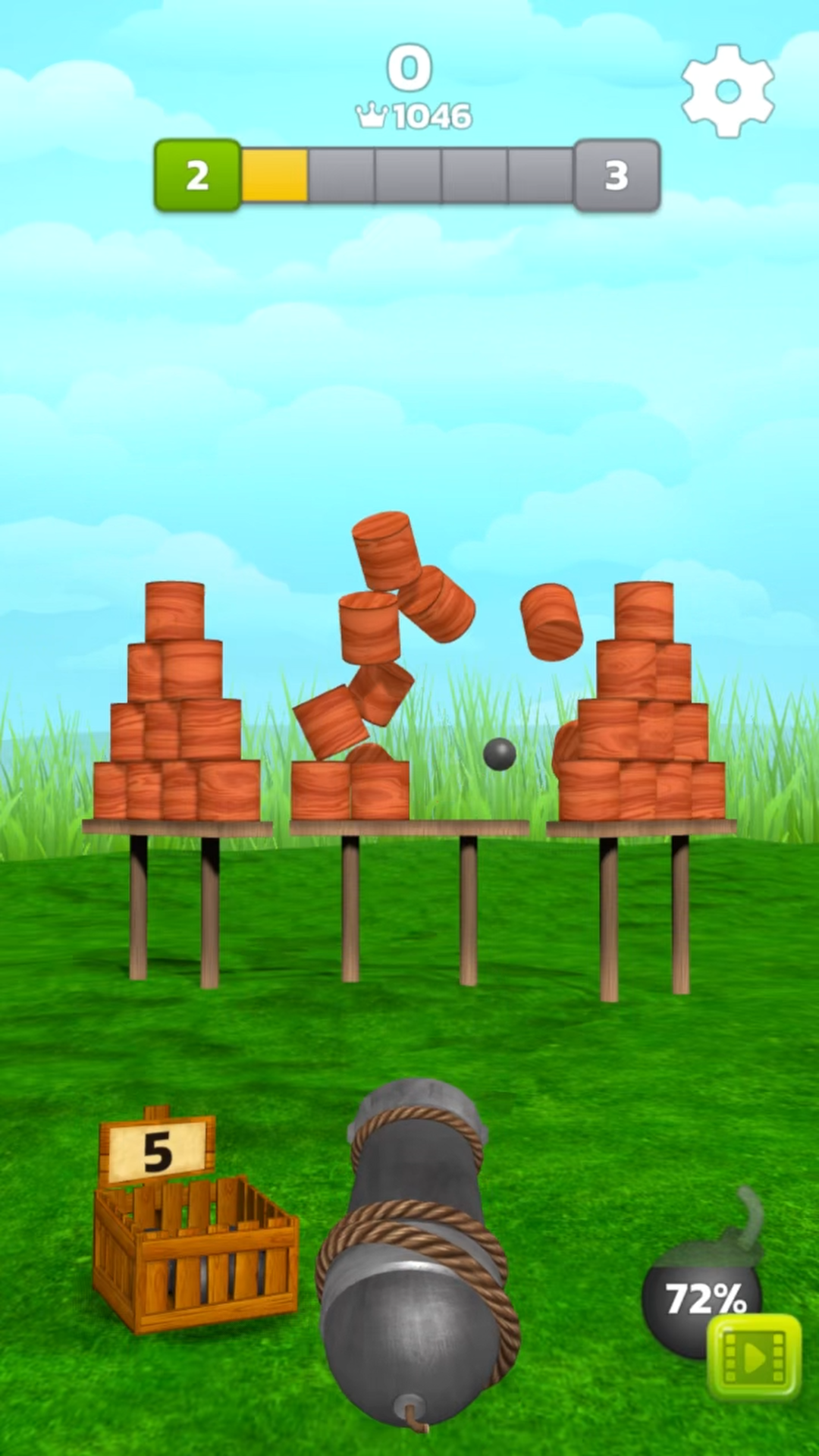 اسکرین شات 2 بازی Cannon Balls 3D - Blast Strike