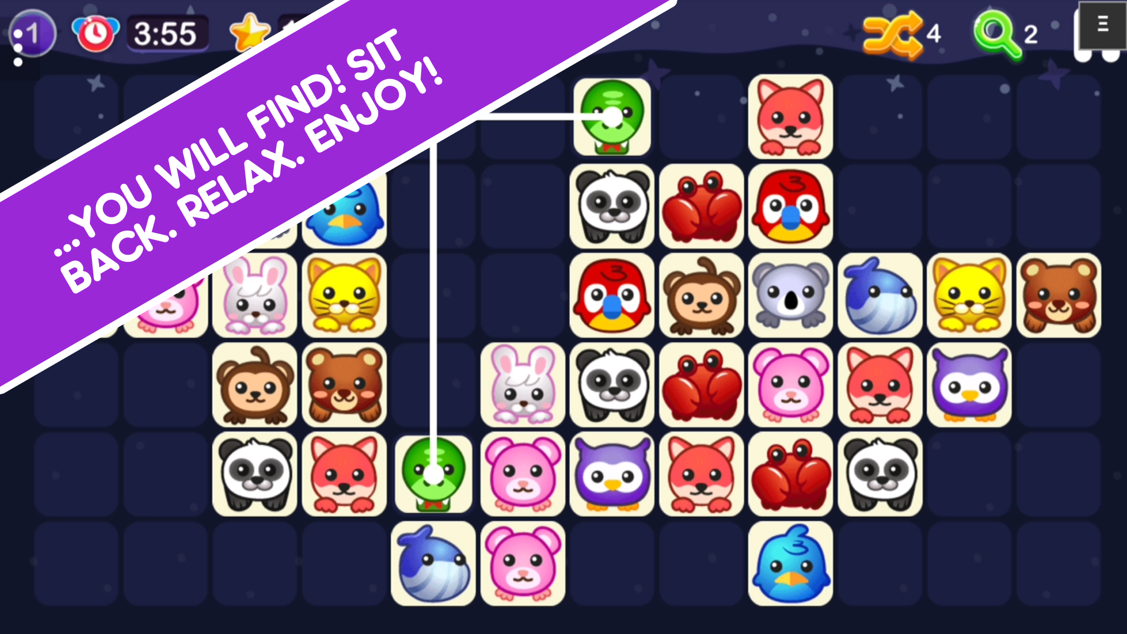 اسکرین شات 3 بازی ONET Mahjong Connect Game