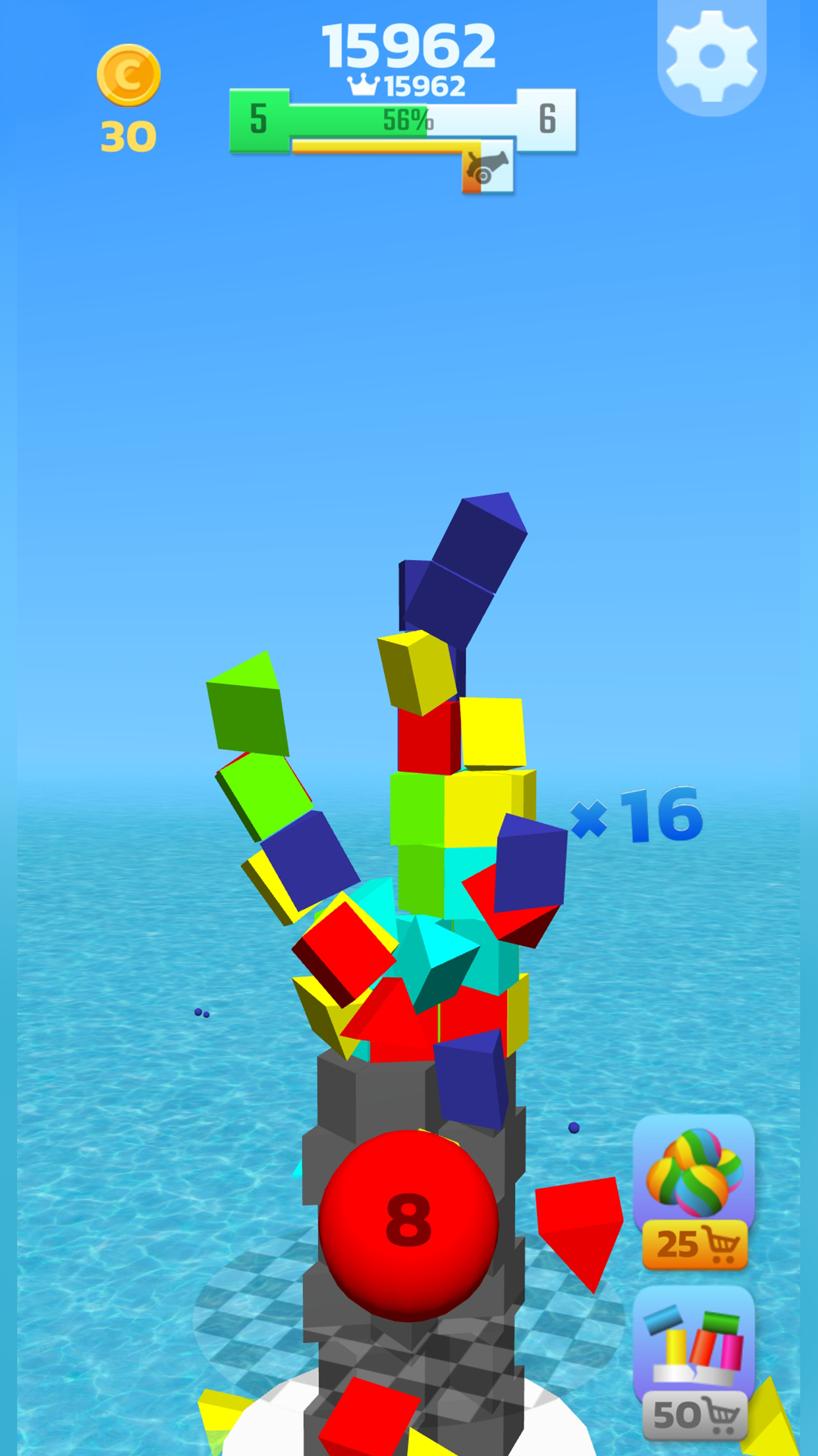 اسکرین شات 3 بازی Tower Crash 3D