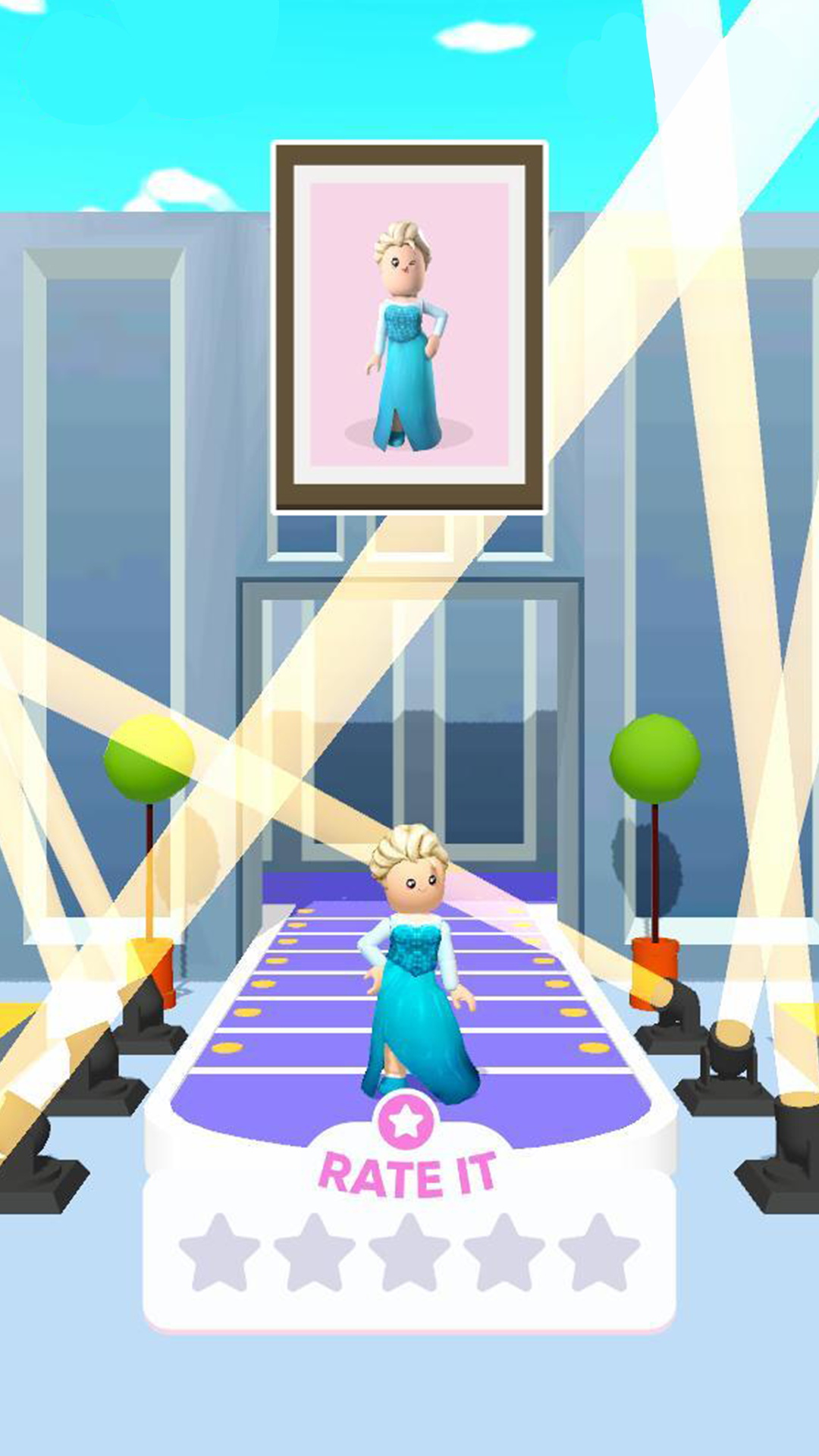 اسکرین شات 6 بازی Famous Fashion - Dress Up Game