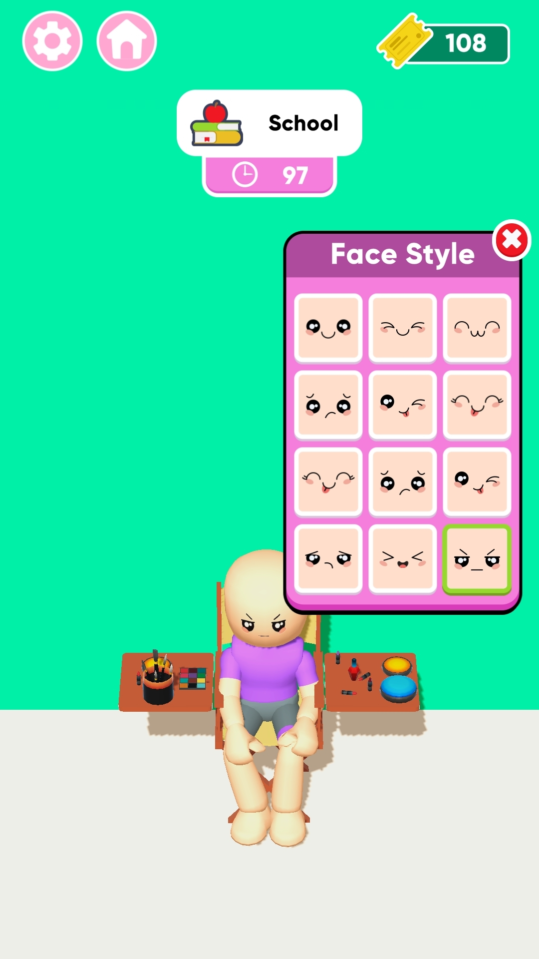 اسکرین شات 5 بازی Famous Fashion - Dress Up Game