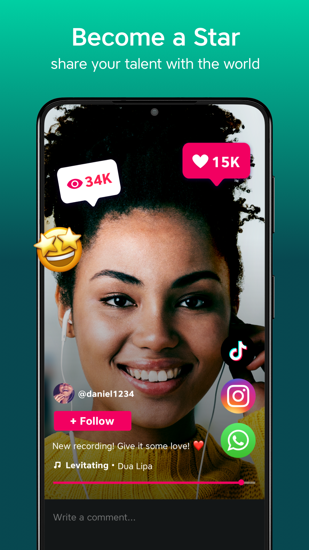 اسکرین شات 3 برنامه Karaoke - Sing Unlimited Songs