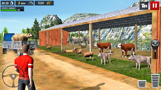 اسکرین شات 8 بازی Offroad Truck Animal Transport Games