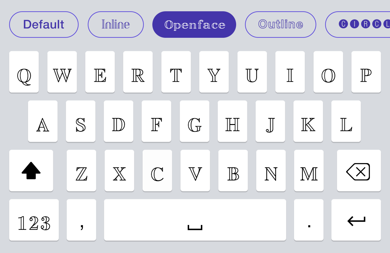 اسکرین شات 1 برنامه Fonts Keyboard - Stylish Fonts