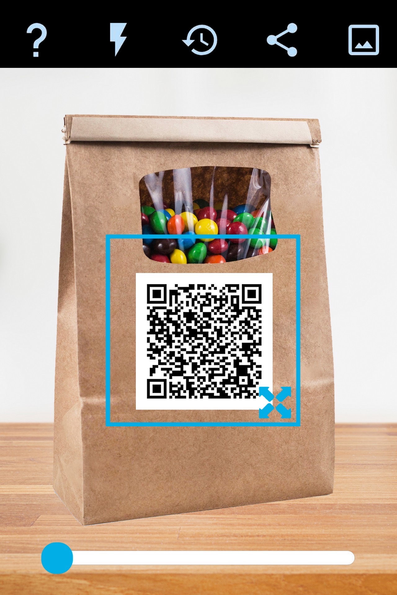 اسکرین شات 1 برنامه Extreme QR code reader