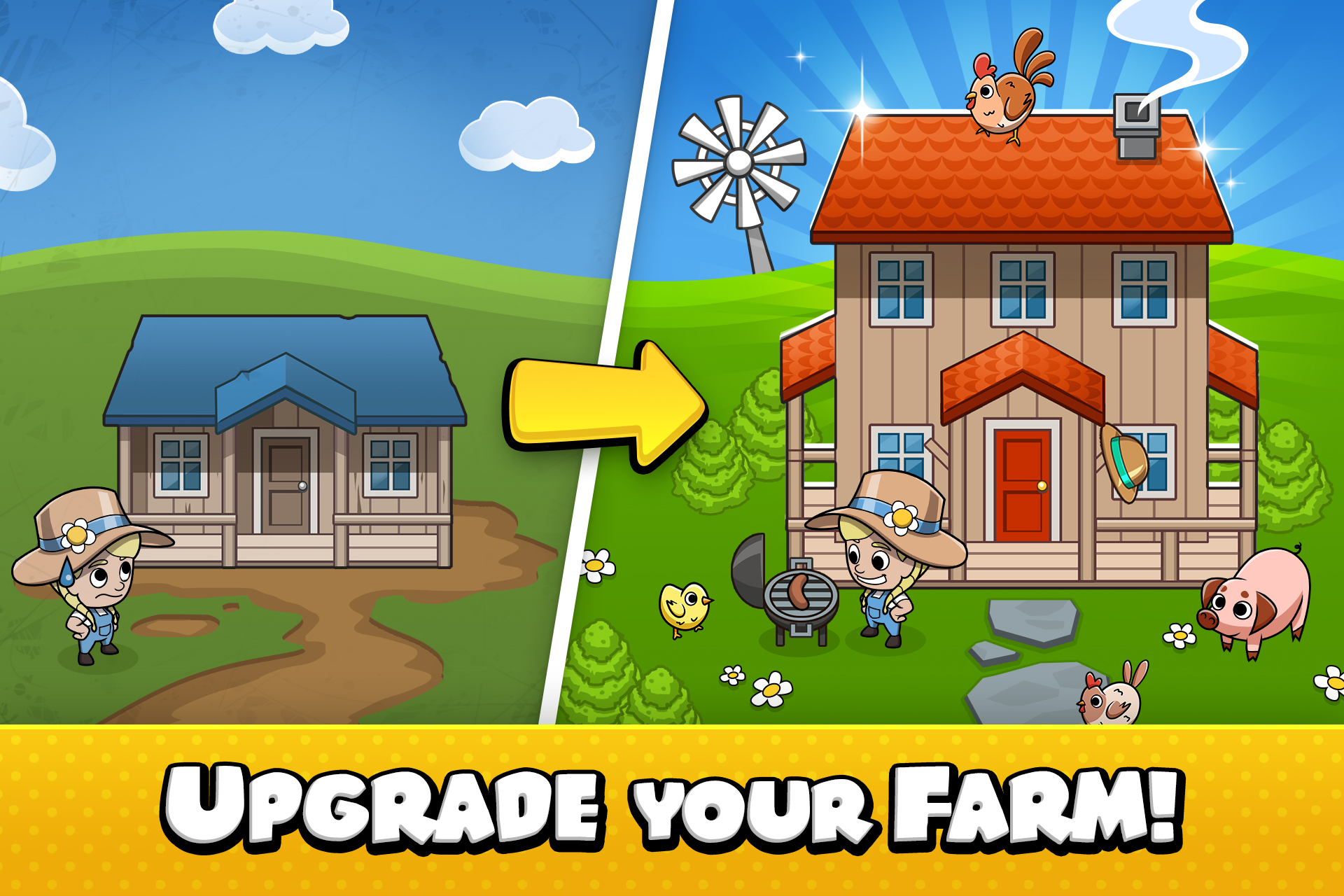 اسکرین شات 2 بازی Idle Farm Tycoon - Merge Crops