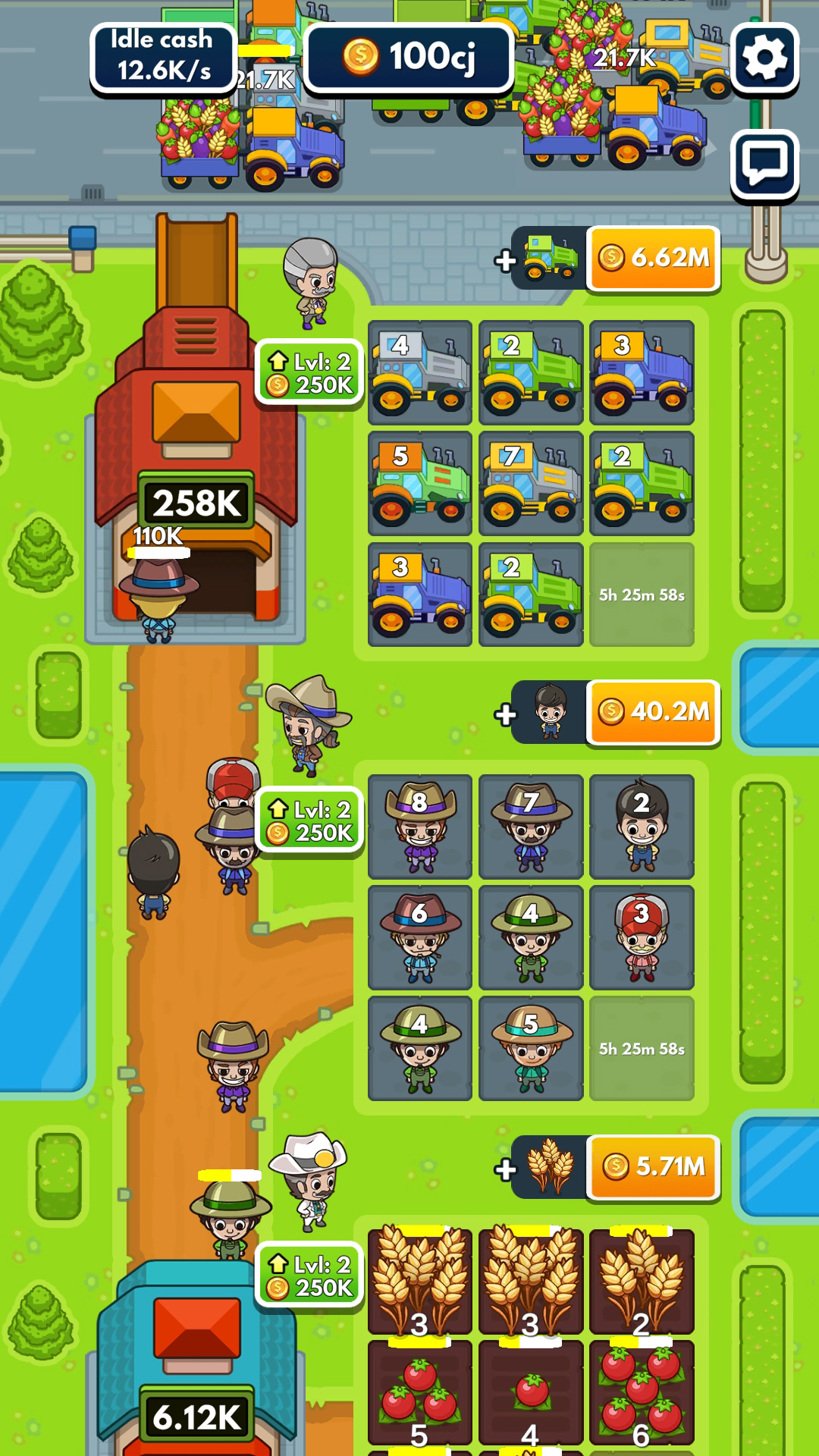 اسکرین شات 7 بازی Idle Farm Tycoon - Merge Crops
