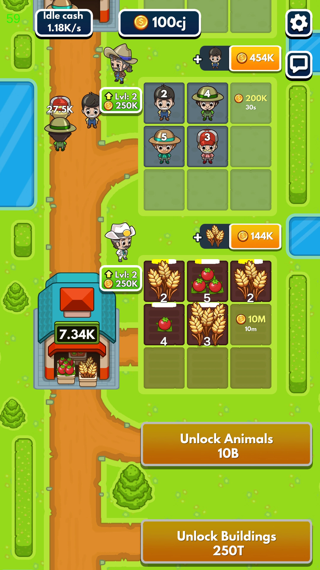 اسکرین شات 6 بازی Idle Farm Tycoon - Merge Crops