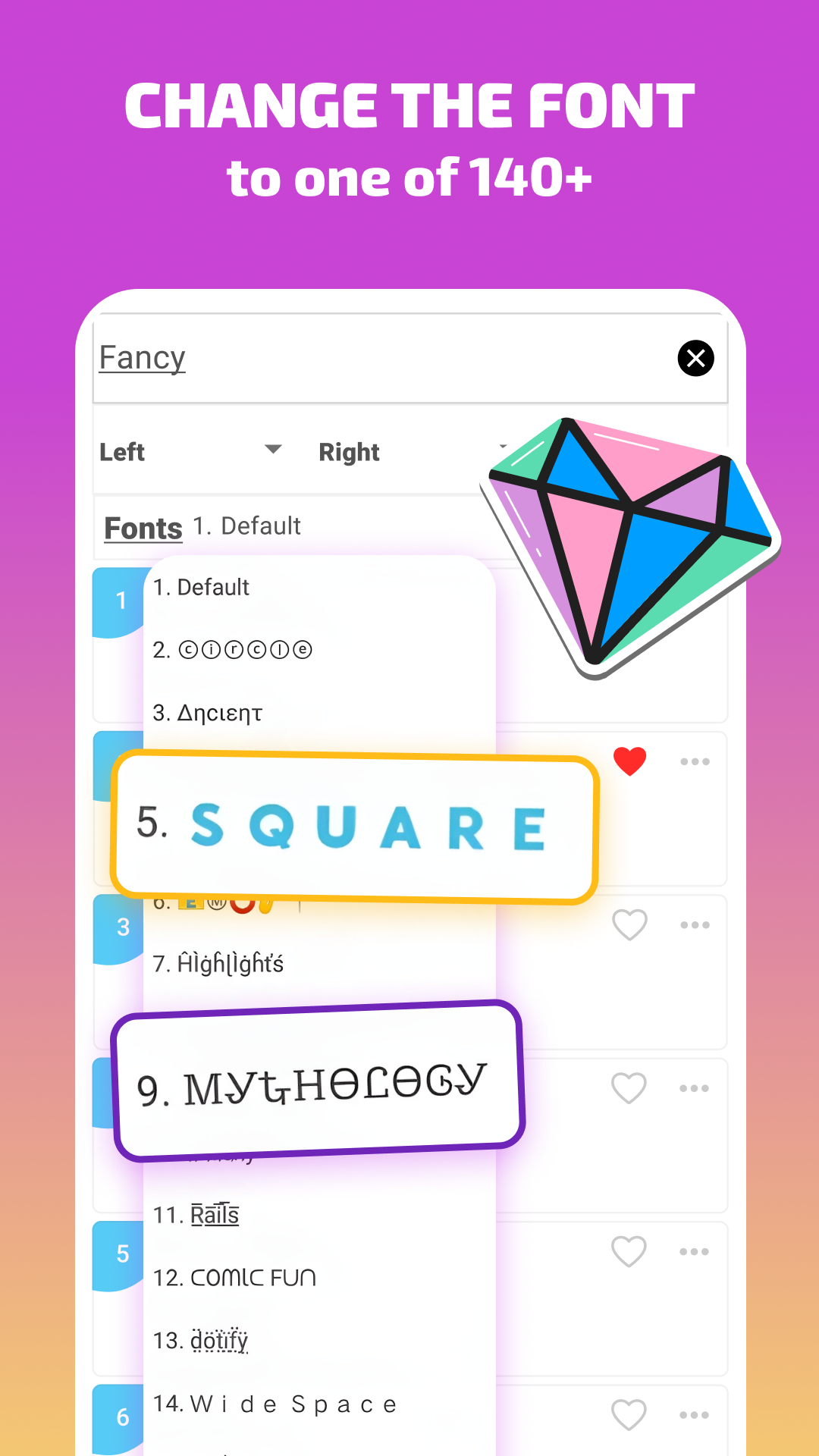 اسکرین شات 3 برنامه Stylish Text - Cool Fonts Art