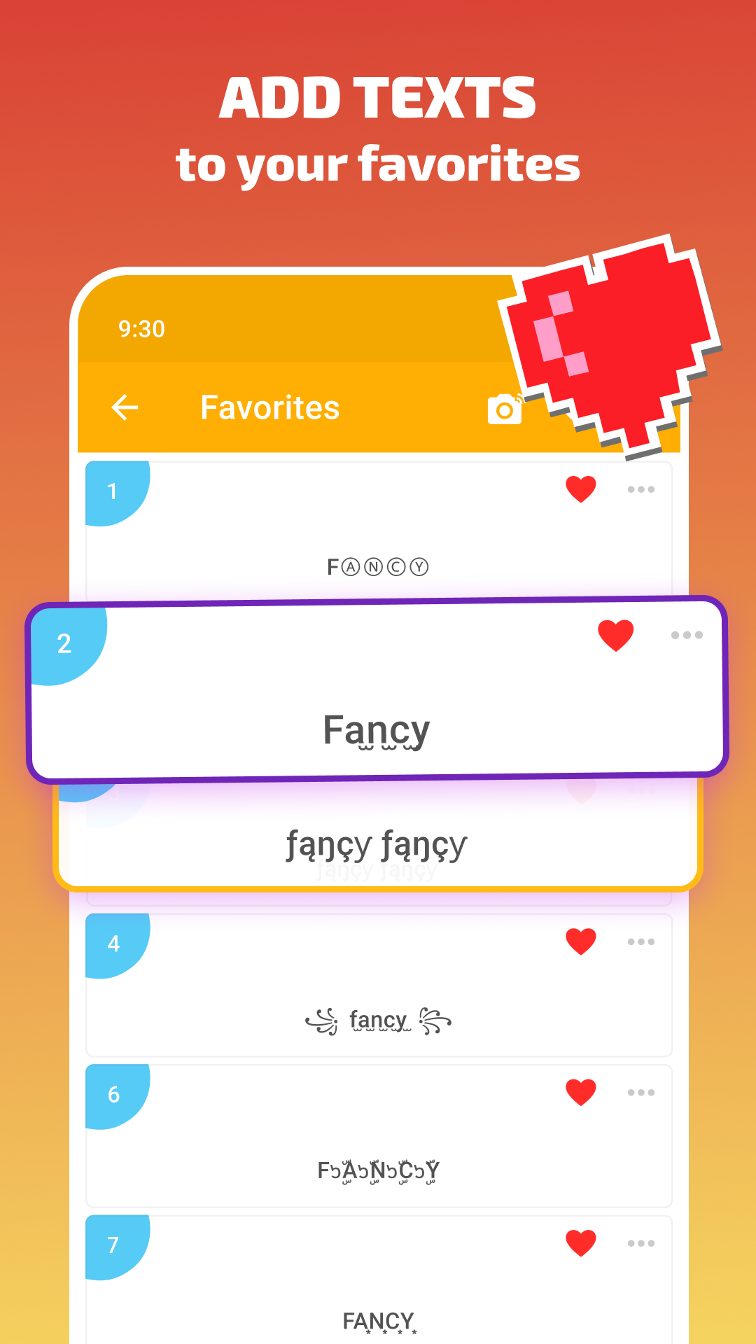 اسکرین شات 7 برنامه Stylish Text - Cool Fonts Art