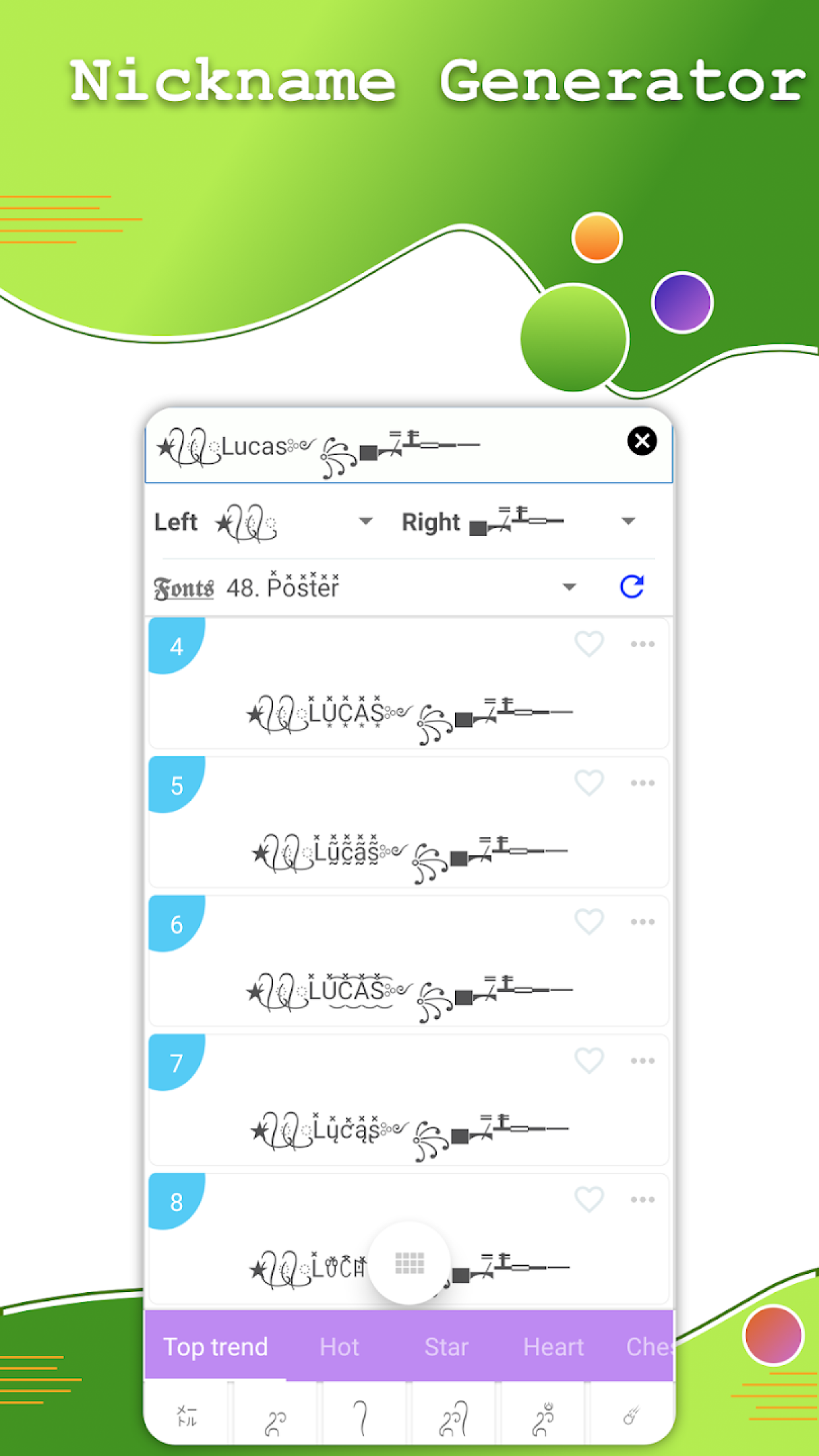 اسکرین شات 3 برنامه Stylish Text - Cool Fonts Art