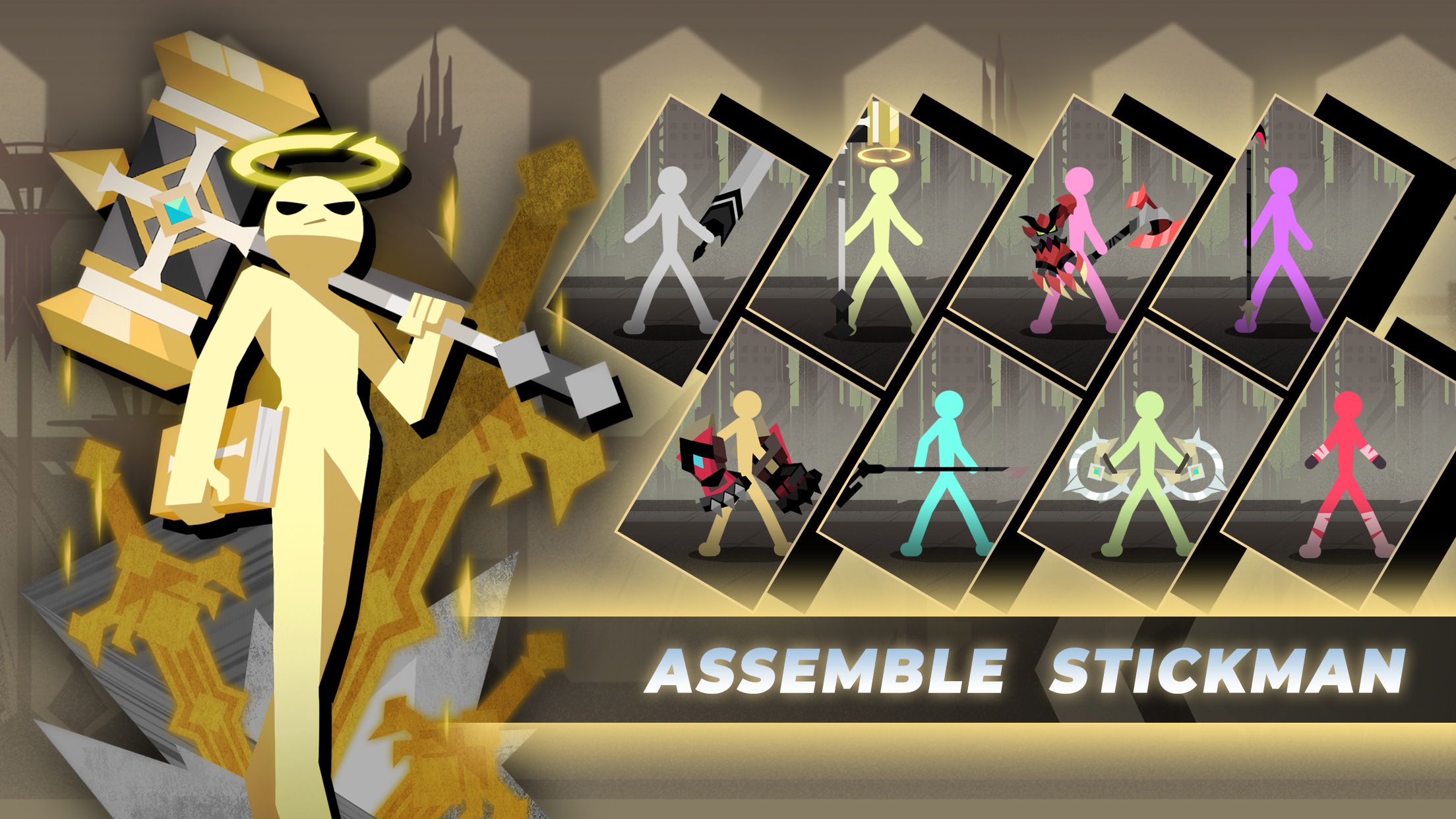 اسکرین شات 6 بازی Epic Stickman: Idle RPG War