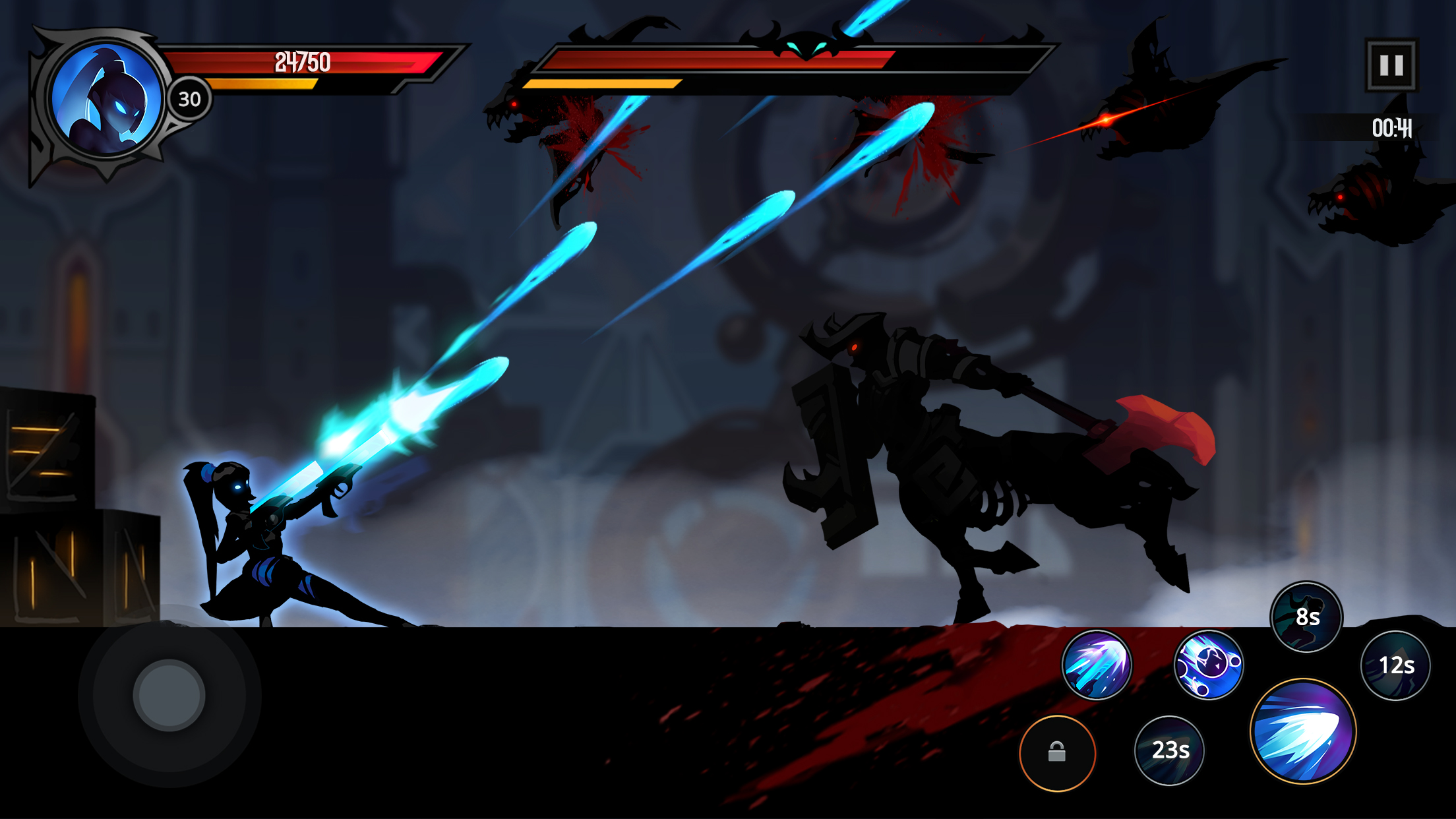 اسکرین شات 4 بازی Shadow Knights: Ninja Game RPG
