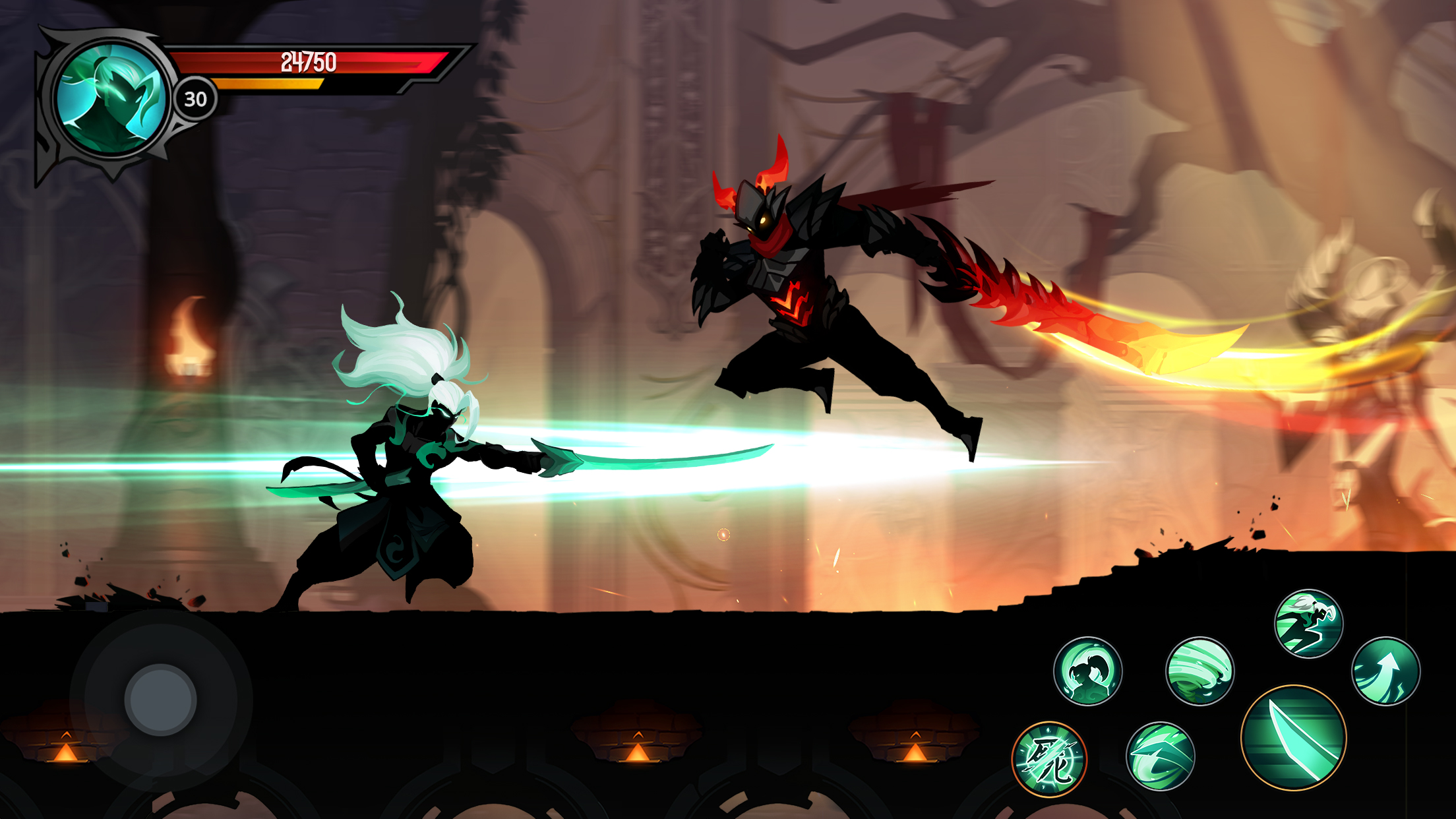 اسکرین شات 1 بازی Shadow Knights: Ninja Game RPG